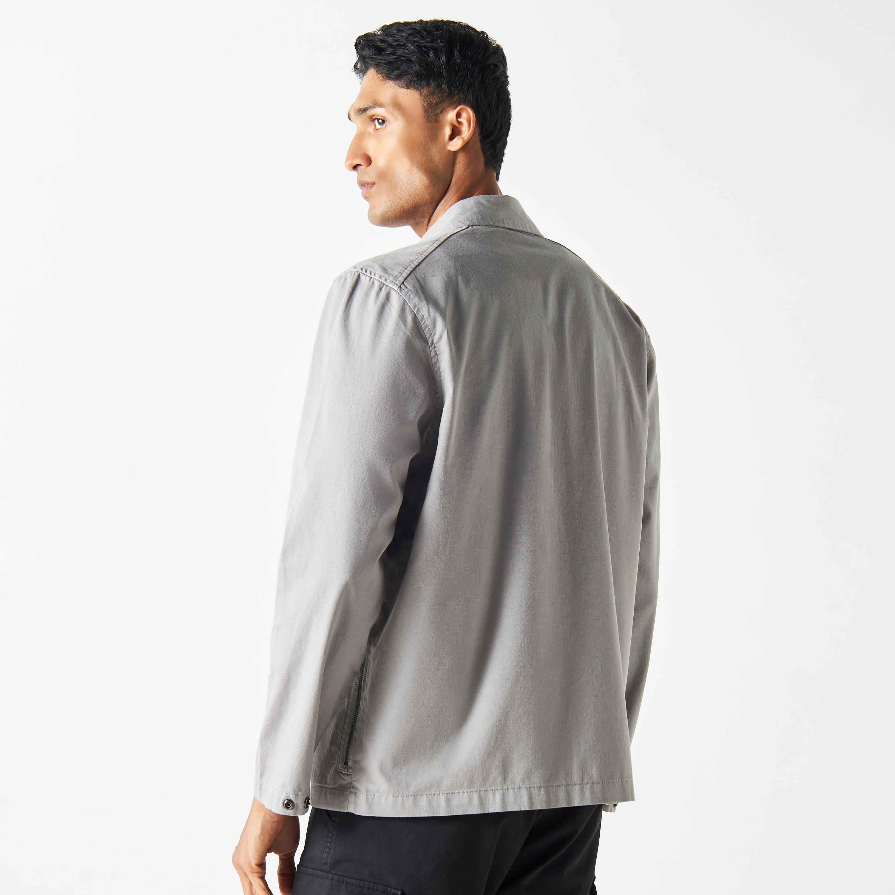 Ecko Unltd Solid Utility Shirt with Pockets-men-clothing-shirts-image-3