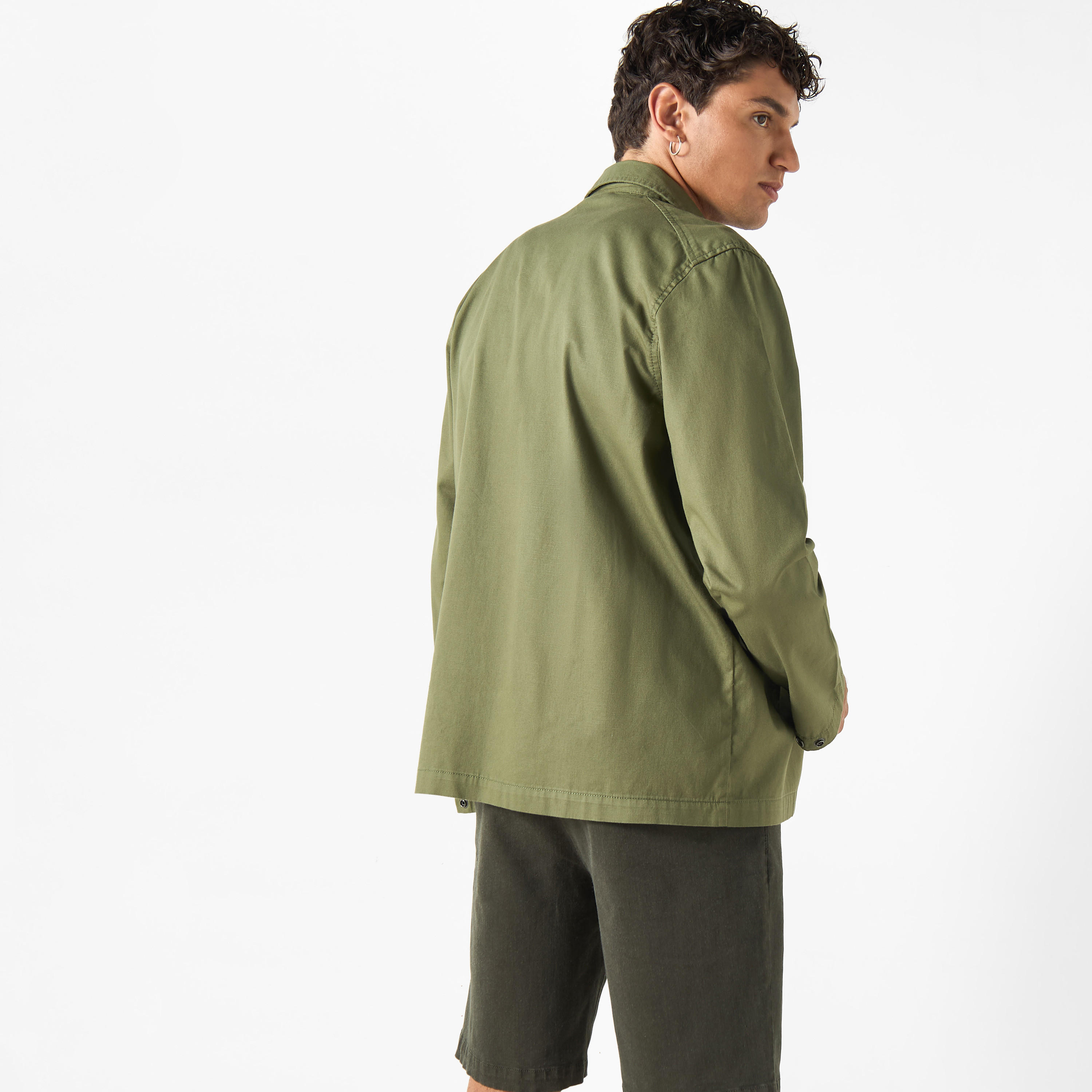 Ecko Unltd Solid Utility Shirt with Pockets-men-clothing-shirts-image-7