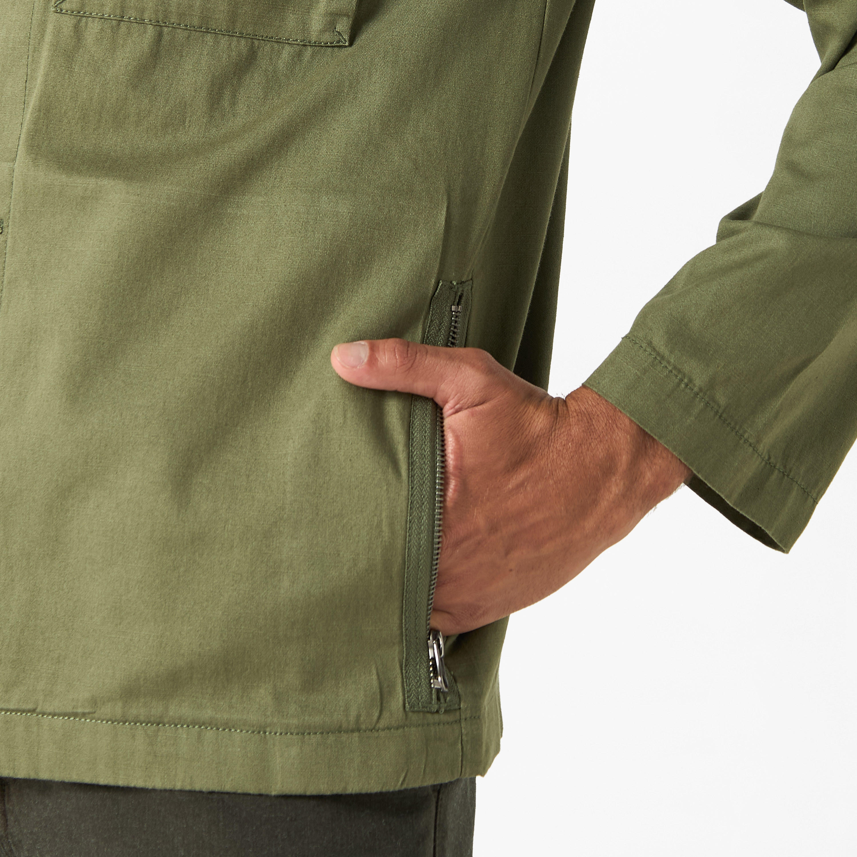 Ecko Unltd Solid Utility Shirt with Pockets-men-clothing-shirts-image-9