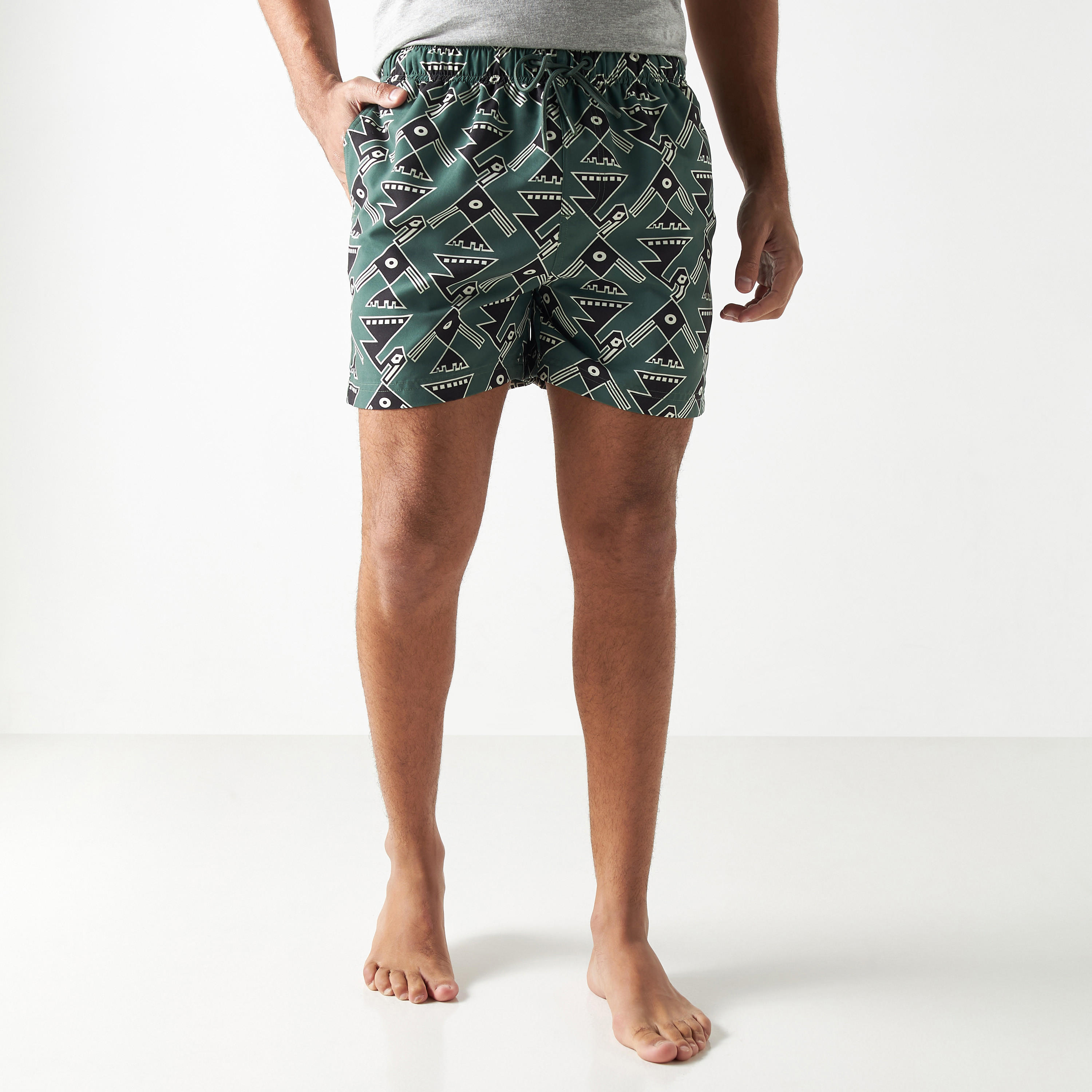 شورت سباحة برباط إغلاق وطبعات-men-clothing-swimandbeach-shorts-image-1