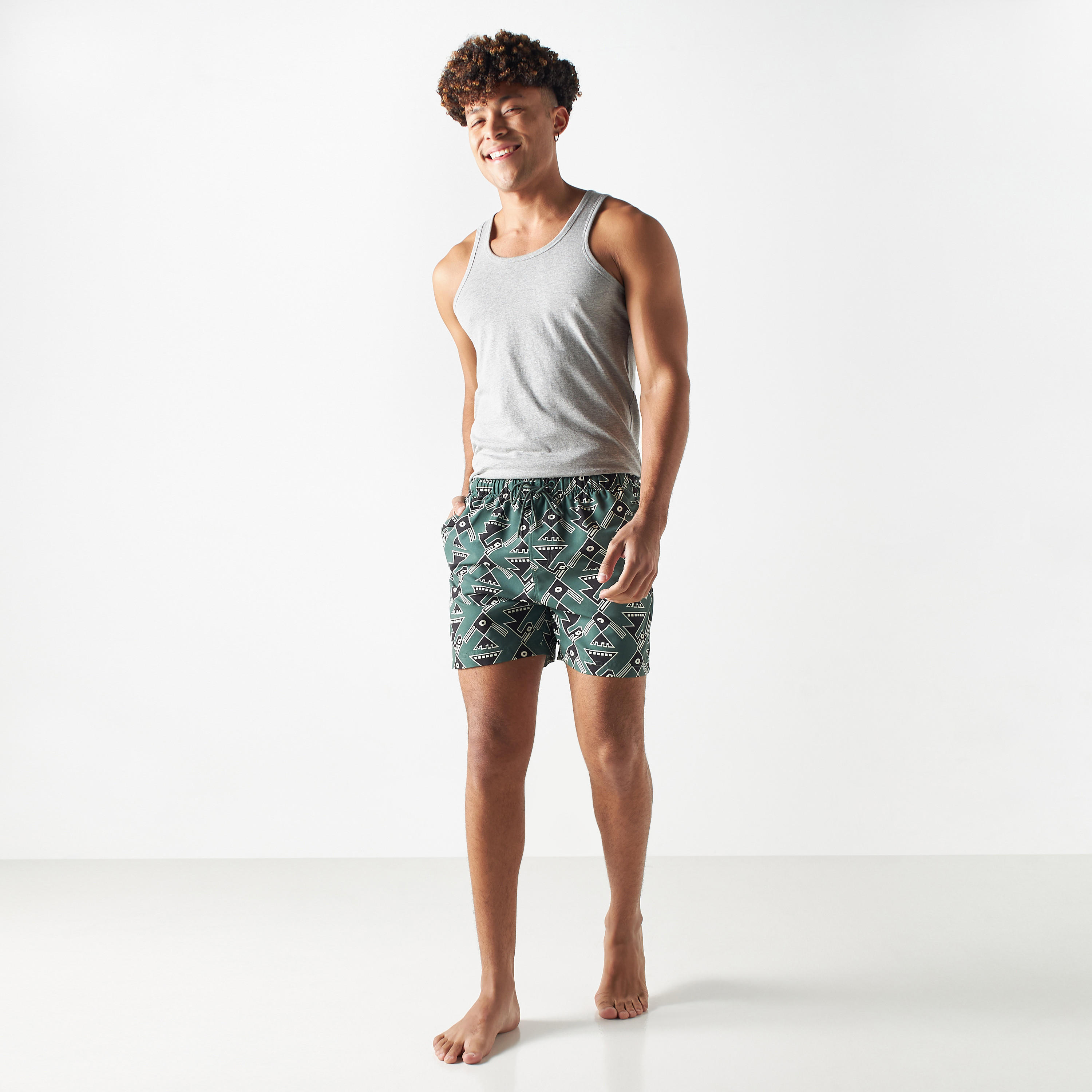 شورت سباحة برباط إغلاق وطبعات-men-clothing-swimandbeach-shorts-image-2