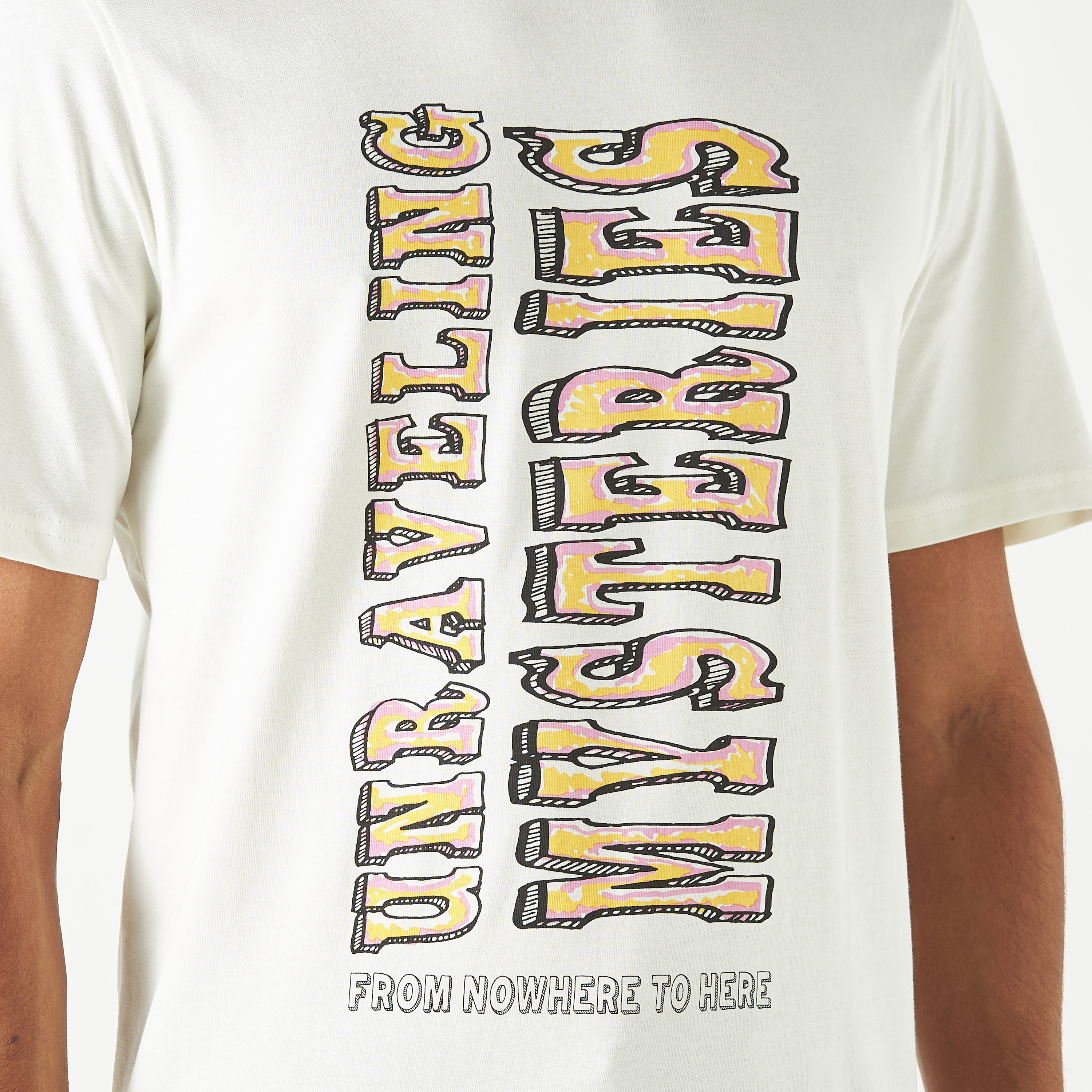 Typography Print Crew Neck T-shirt with Short Sleeves-men-clothing-tshirtsandpolos-tshirts-image-4