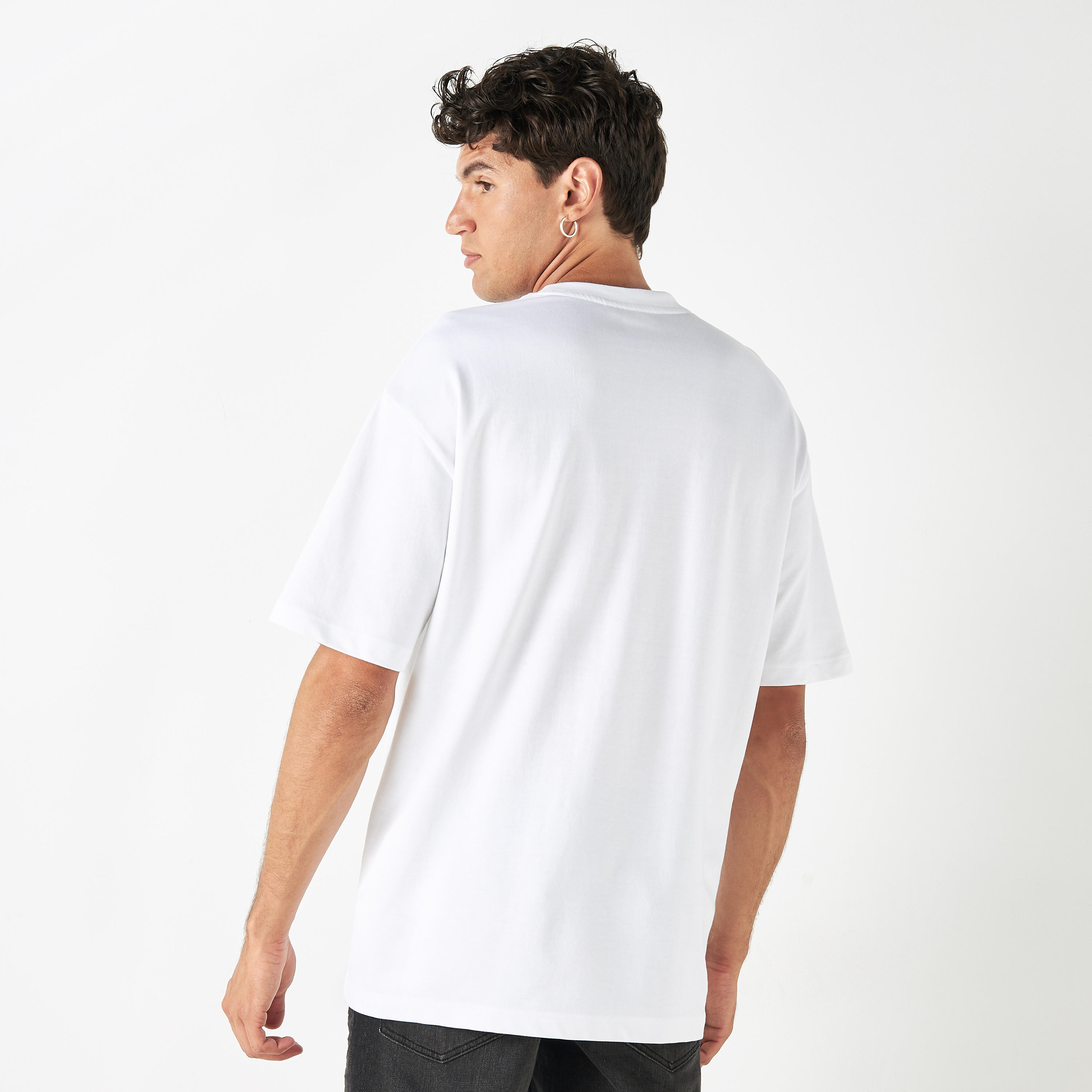 Starter Placement Print T-shirt with Crew Neck and Short Sleeves-men-clothing-tshirtsandpolos-tshirts-image-8