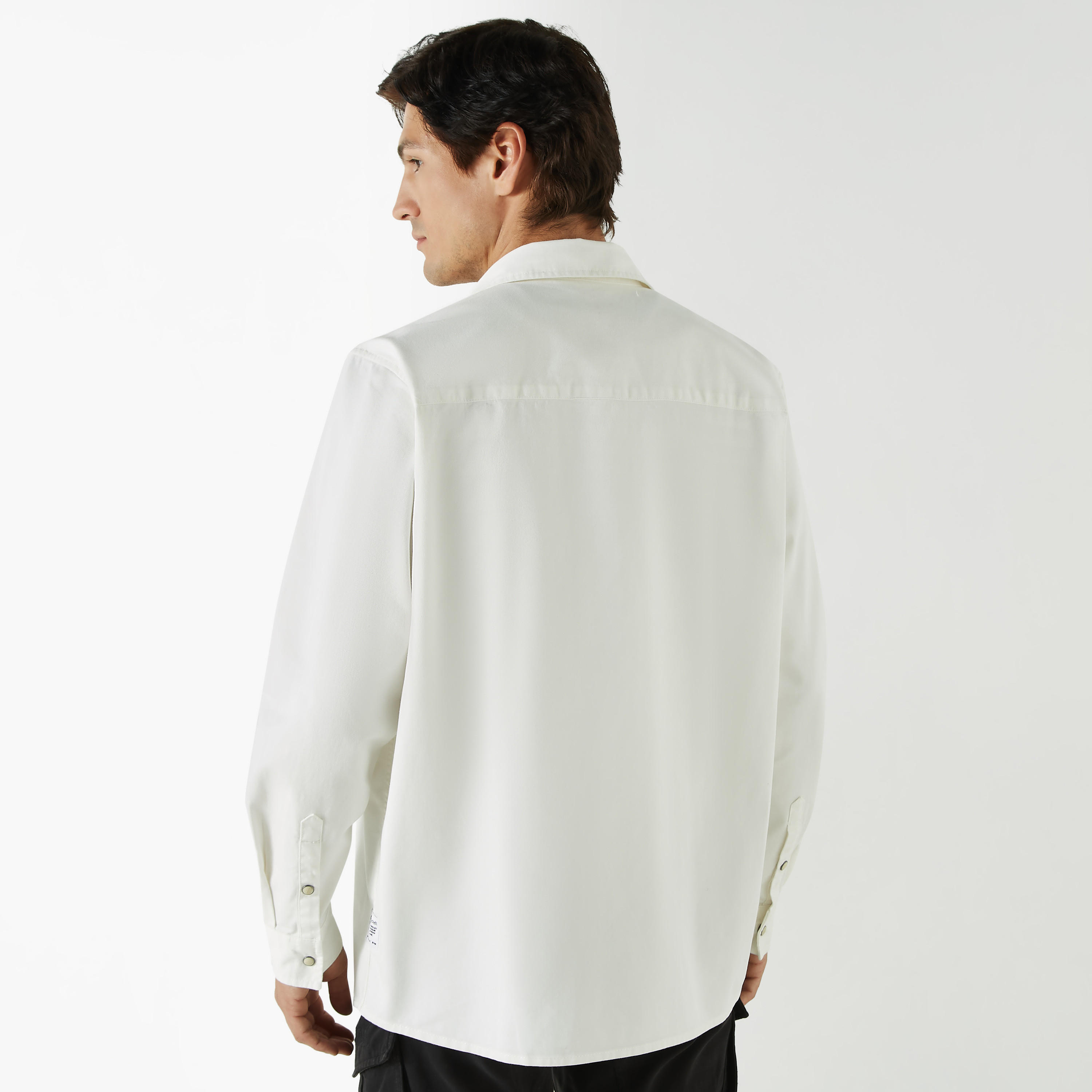 Ecko Solid Shirt with Long Sleeves and Pockets-men-clothing-shirts-image-3