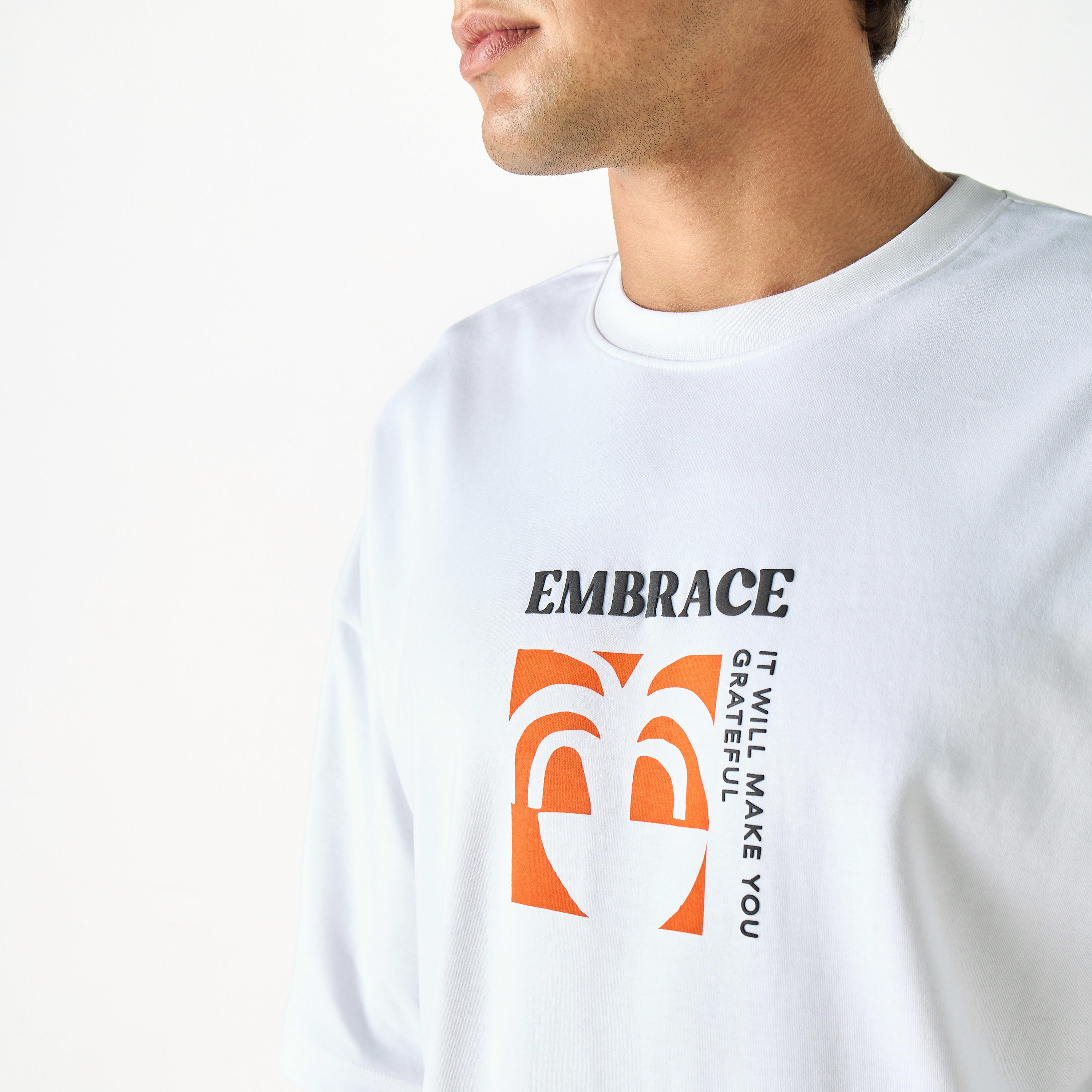 Tropical Print Crew Neck T-shirt with Dropped Sleeves-men-clothing-tshirtsandpolos-tshirts-image-4
