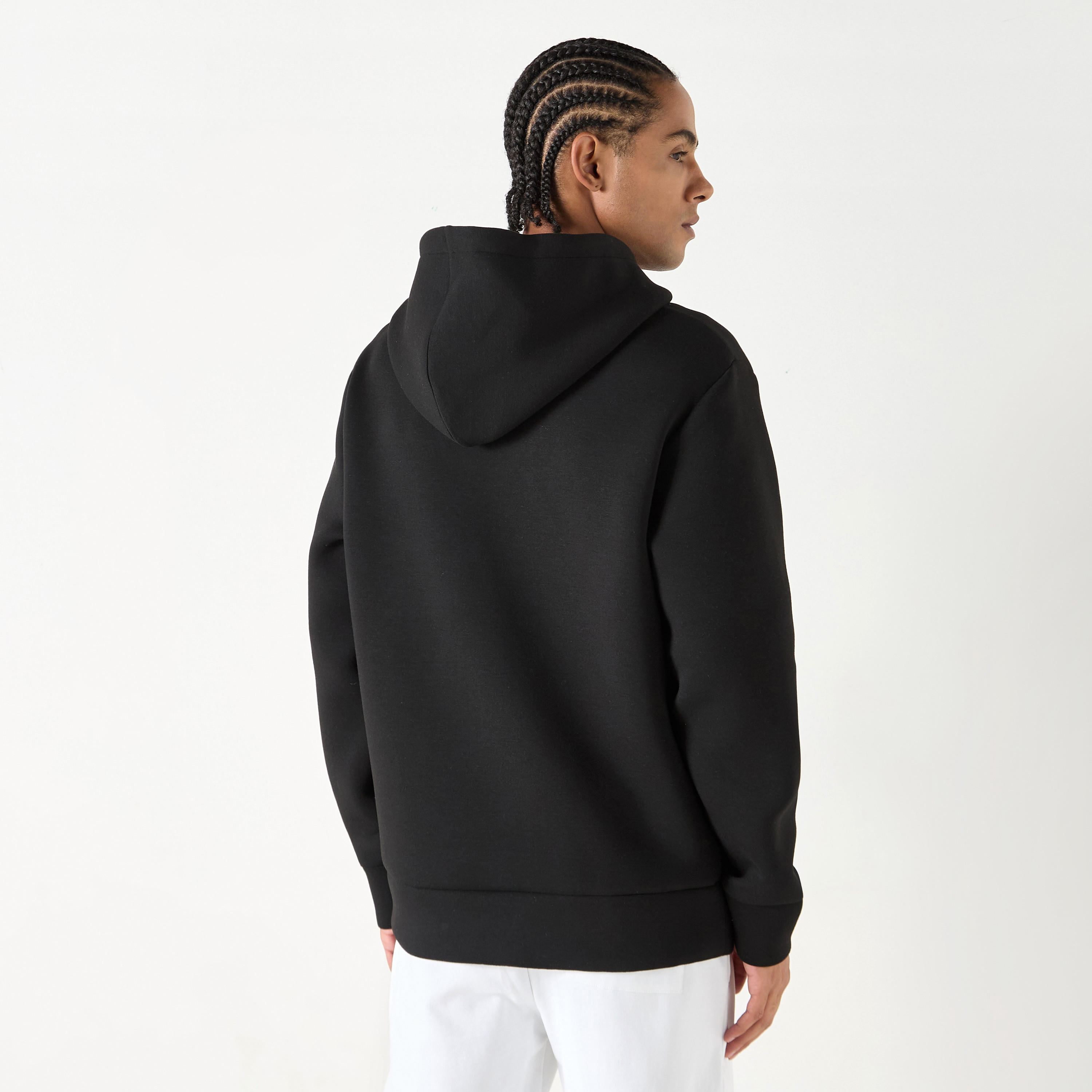 Starter Logo Detail Hooded Sweatshirt with Long Sleeves-men-winterwear-hoodiesandsweatshirts-image-7