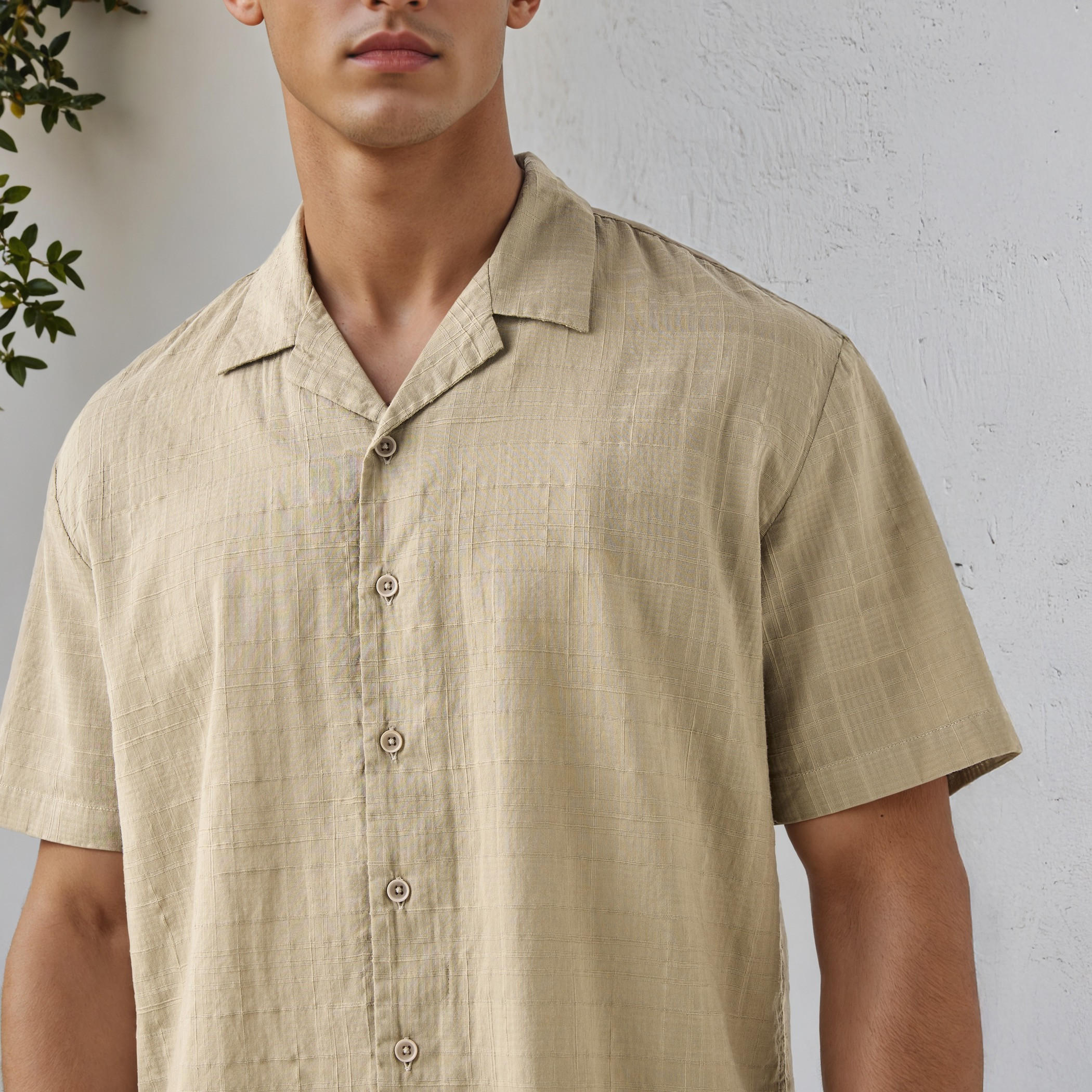 Textured Collared Shirt-men-clothing-shirts-image-4