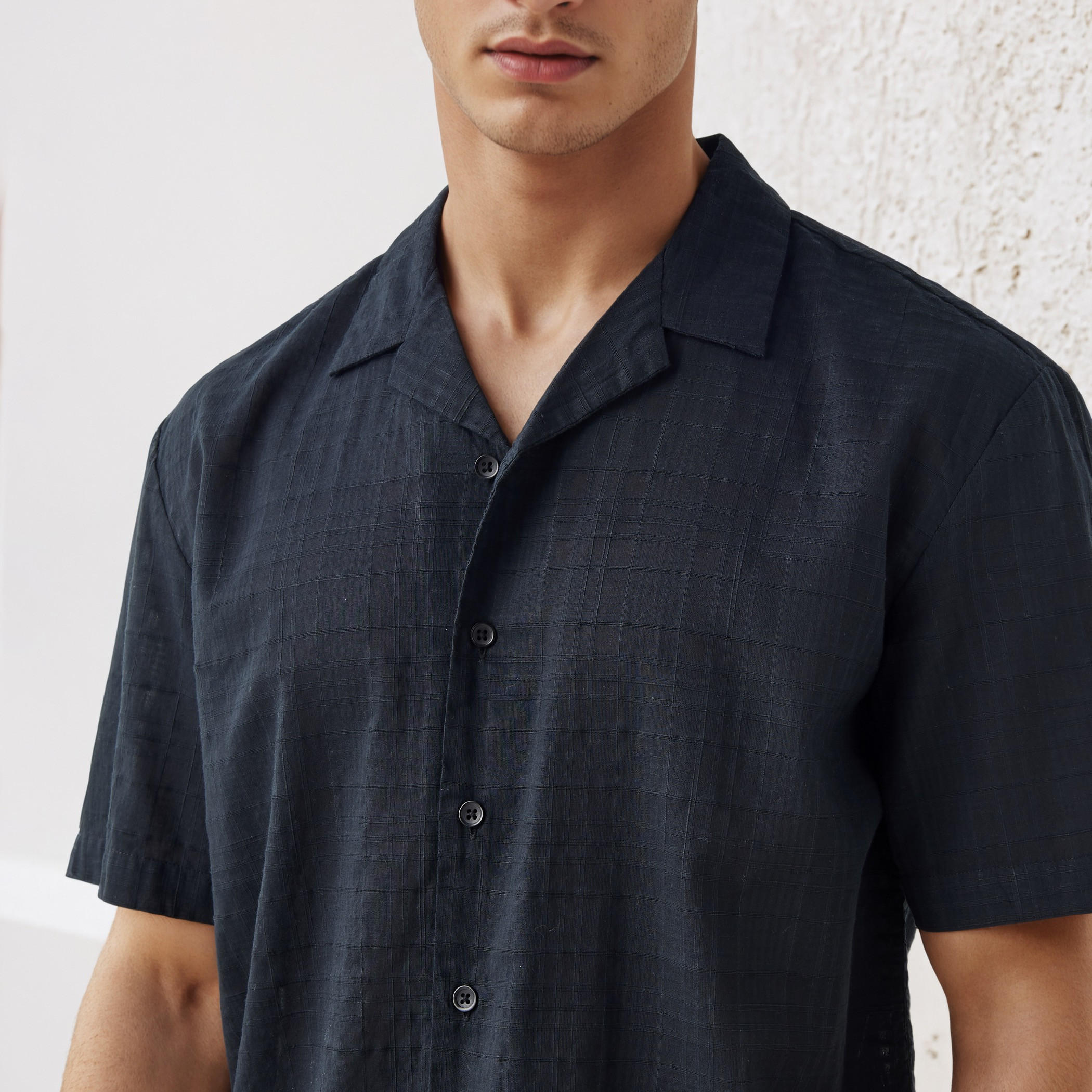 Textured Collared Shirt-men-clothing-shirts-image-4
