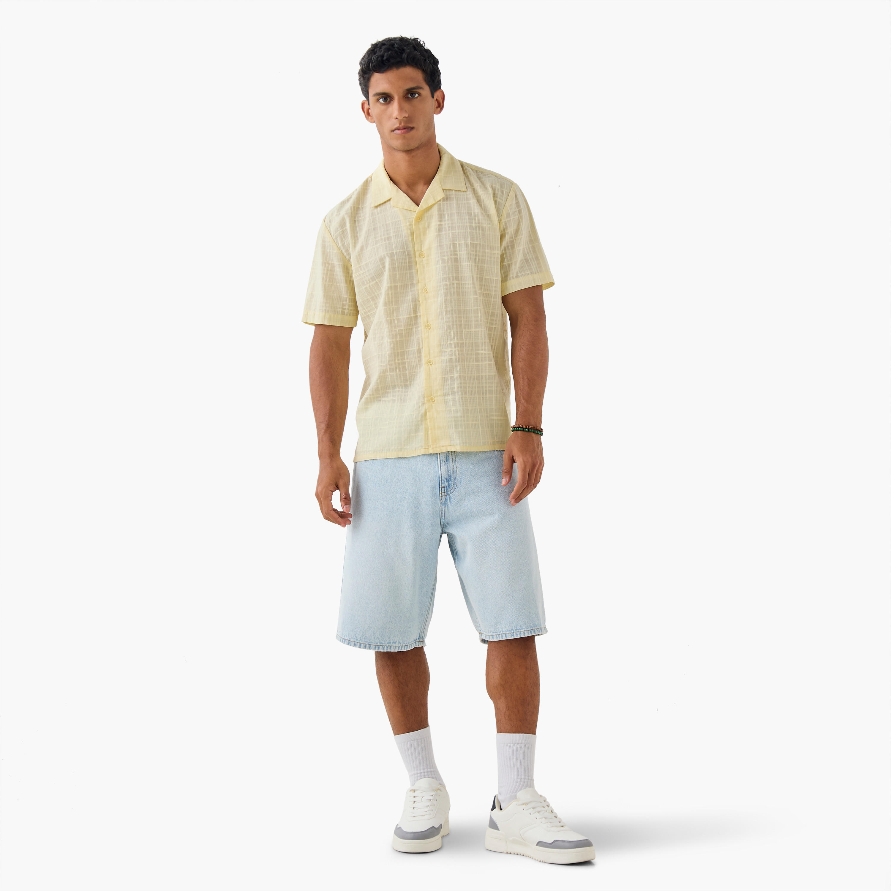 Textured Collared Shirt-men-clothing-shirts-image-2