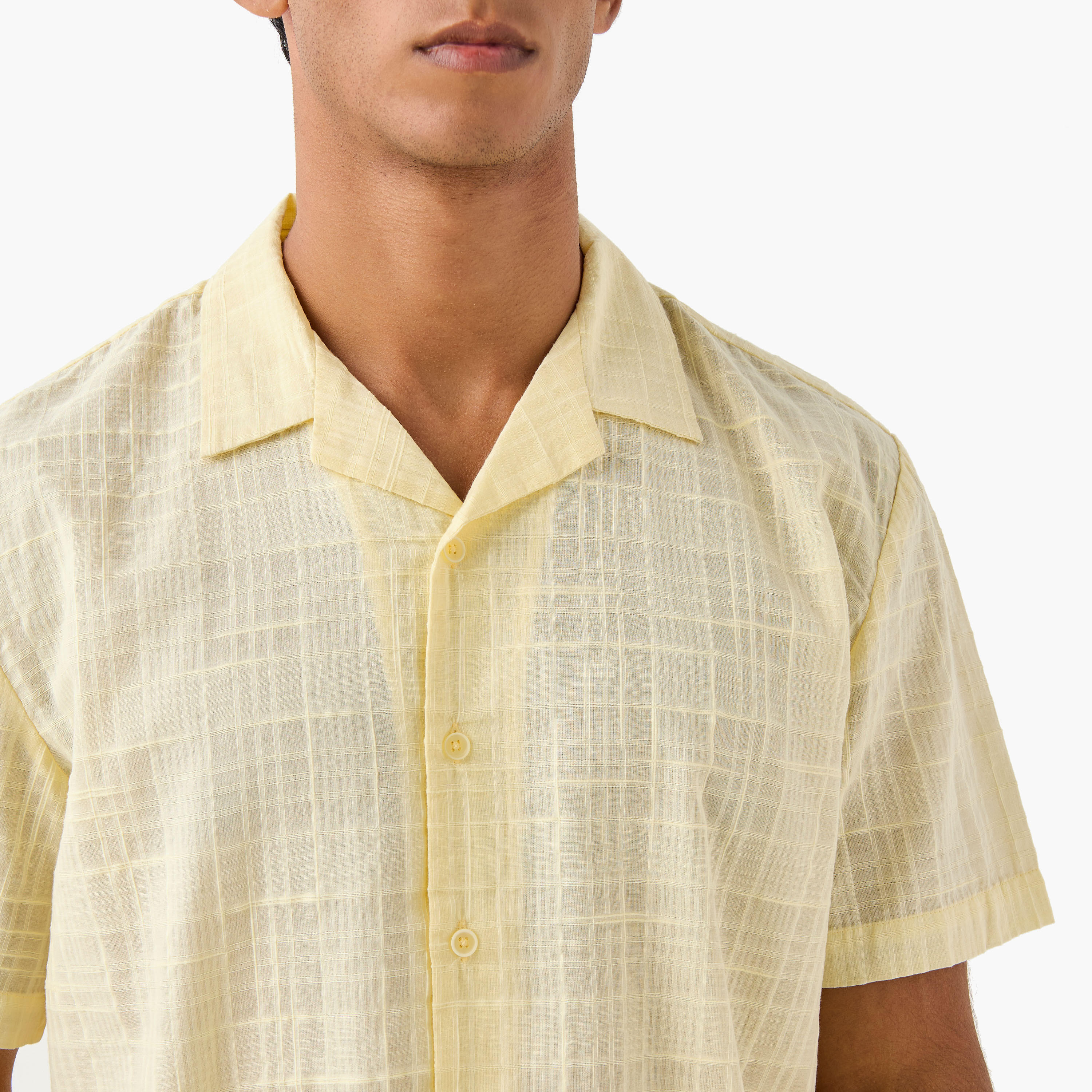 Textured Collared Shirt-men-clothing-shirts-image-4