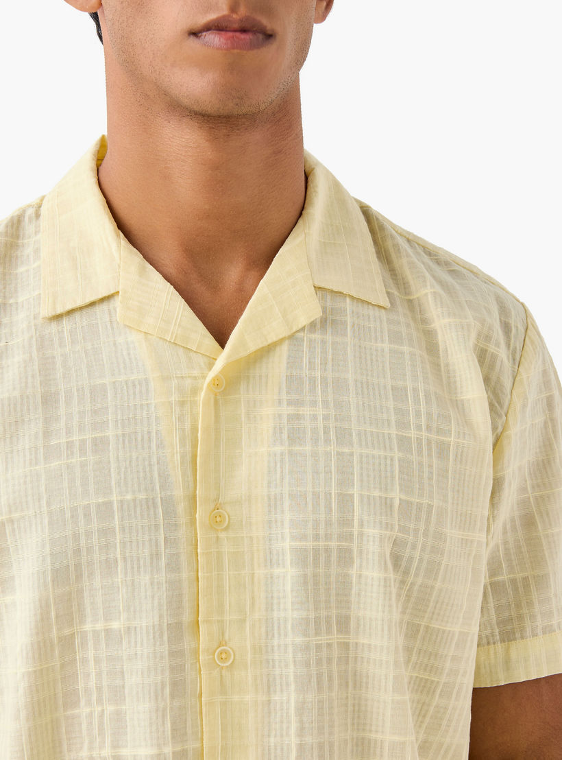 Textured Collared Shirt-men-clothing-shirts-image-4