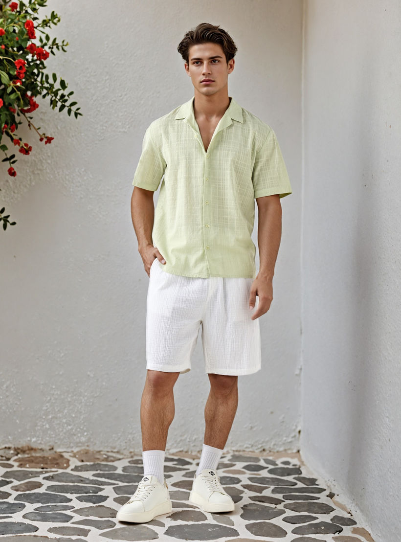 Textured Collared Shirt-men-clothing-shirts-image-2