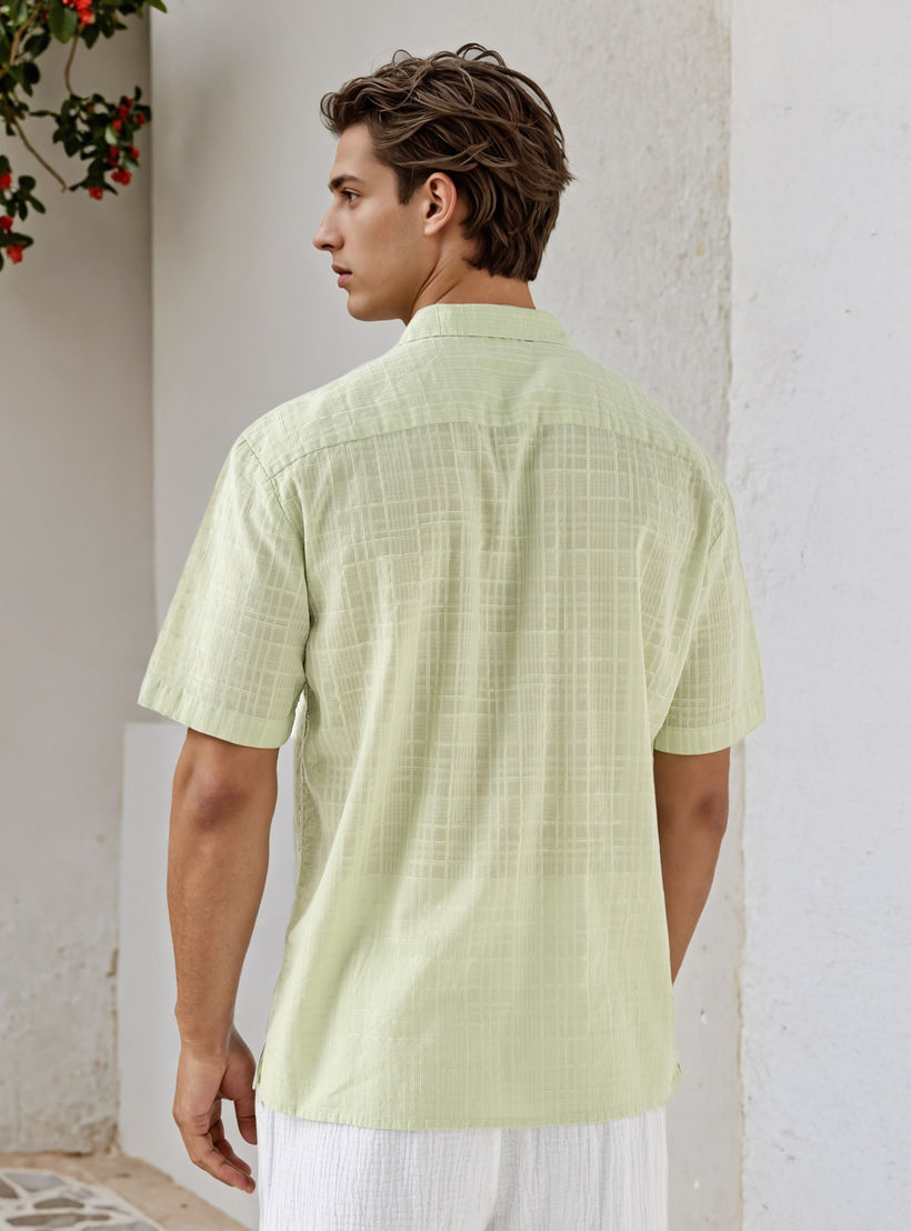 Textured Collared Shirt-men-clothing-shirts-image-3