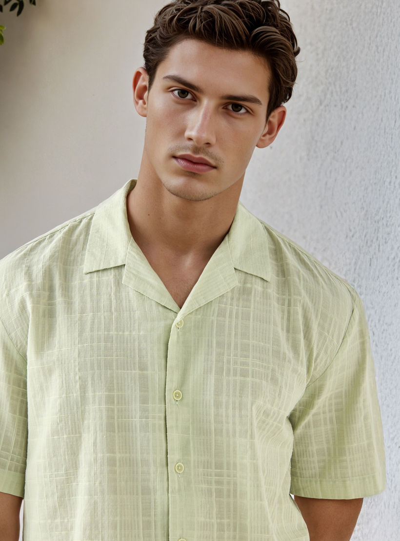 Textured Collared Shirt-men-clothing-shirts-image-4