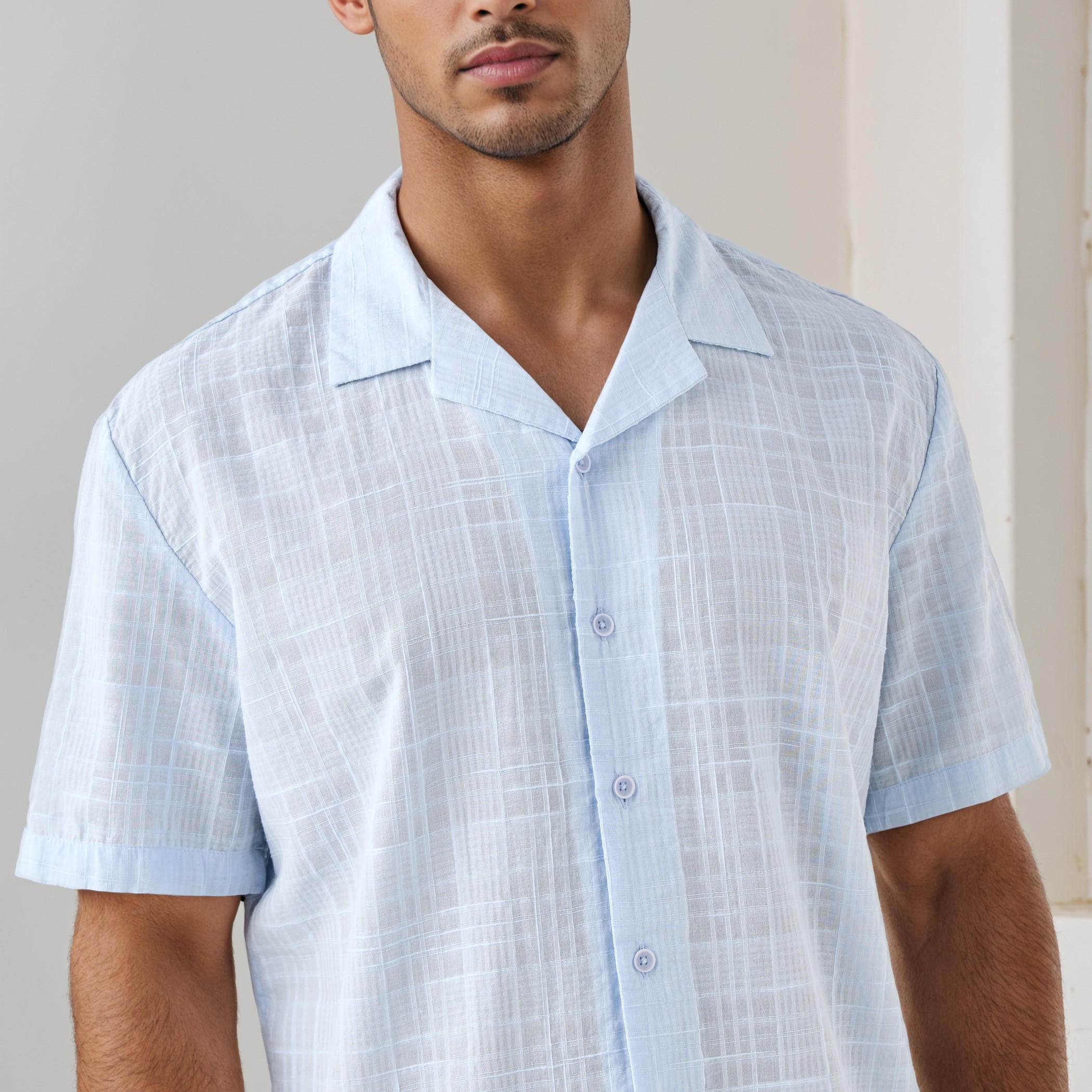 Textured Collared Shirt-men-clothing-shirts-image-4