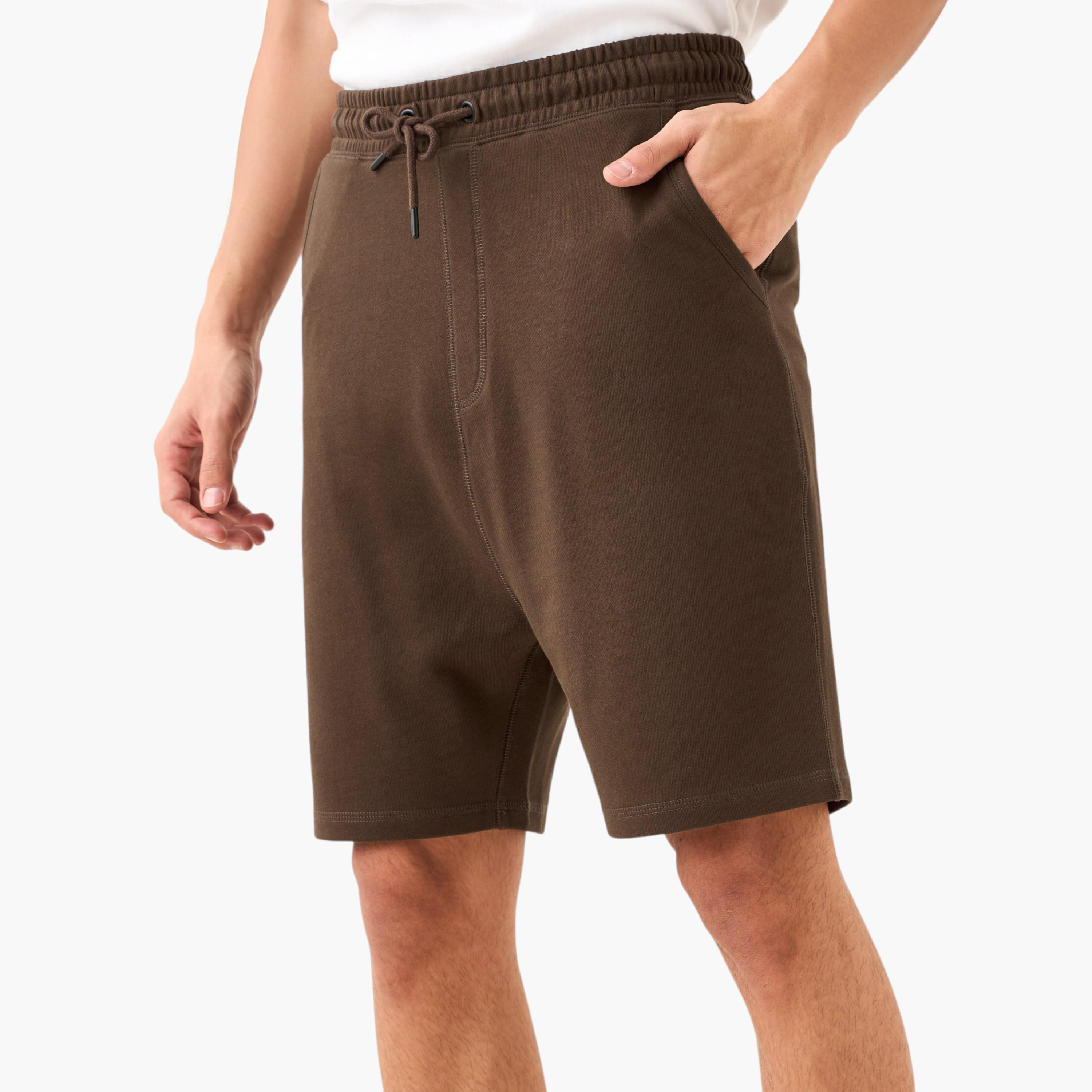 Flexi Waist Shorts with Pockets-men-clothing-bottoms-shorts-image-1