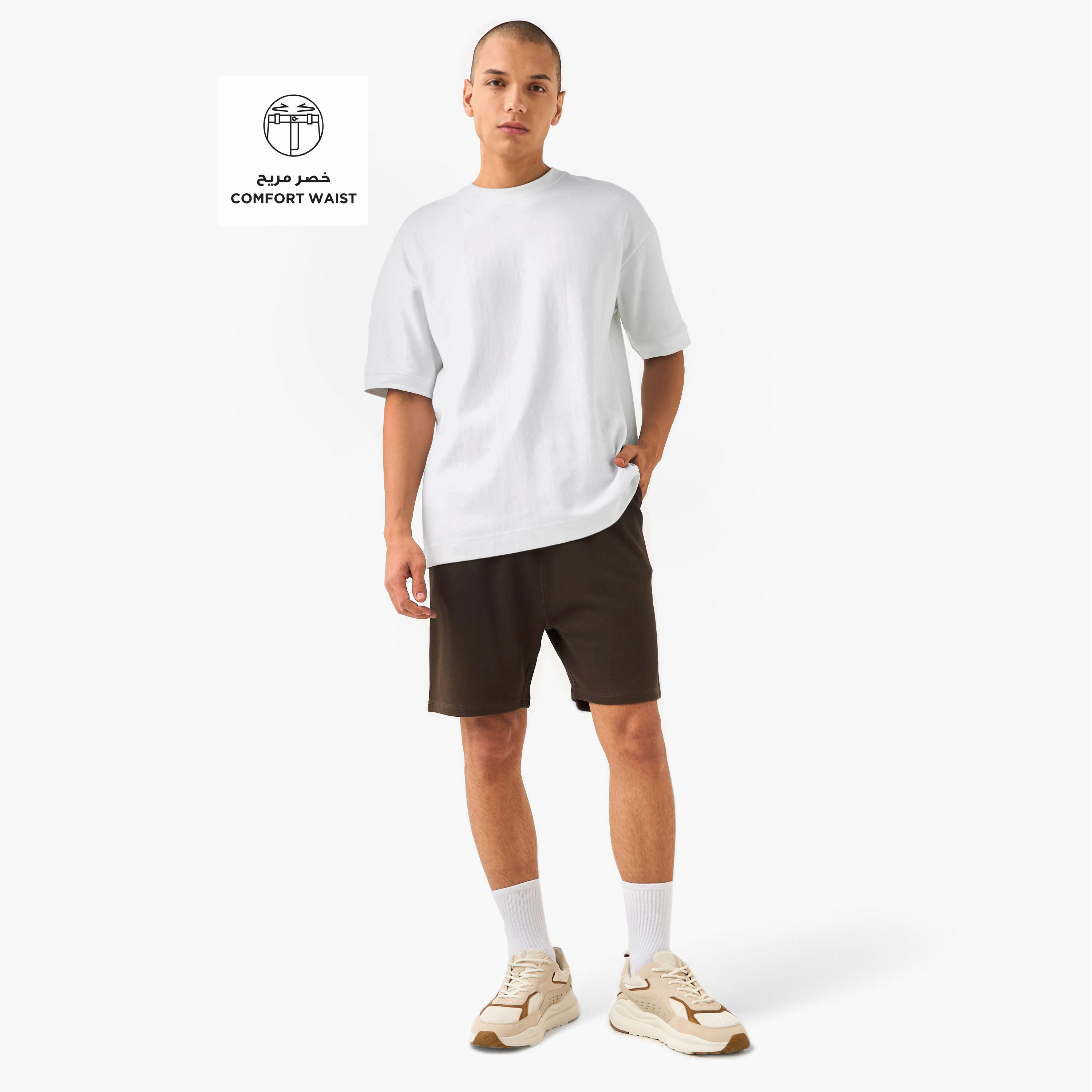 شورت بخصر مرن وجيوب-men-clothing-bottoms-shorts-image-2