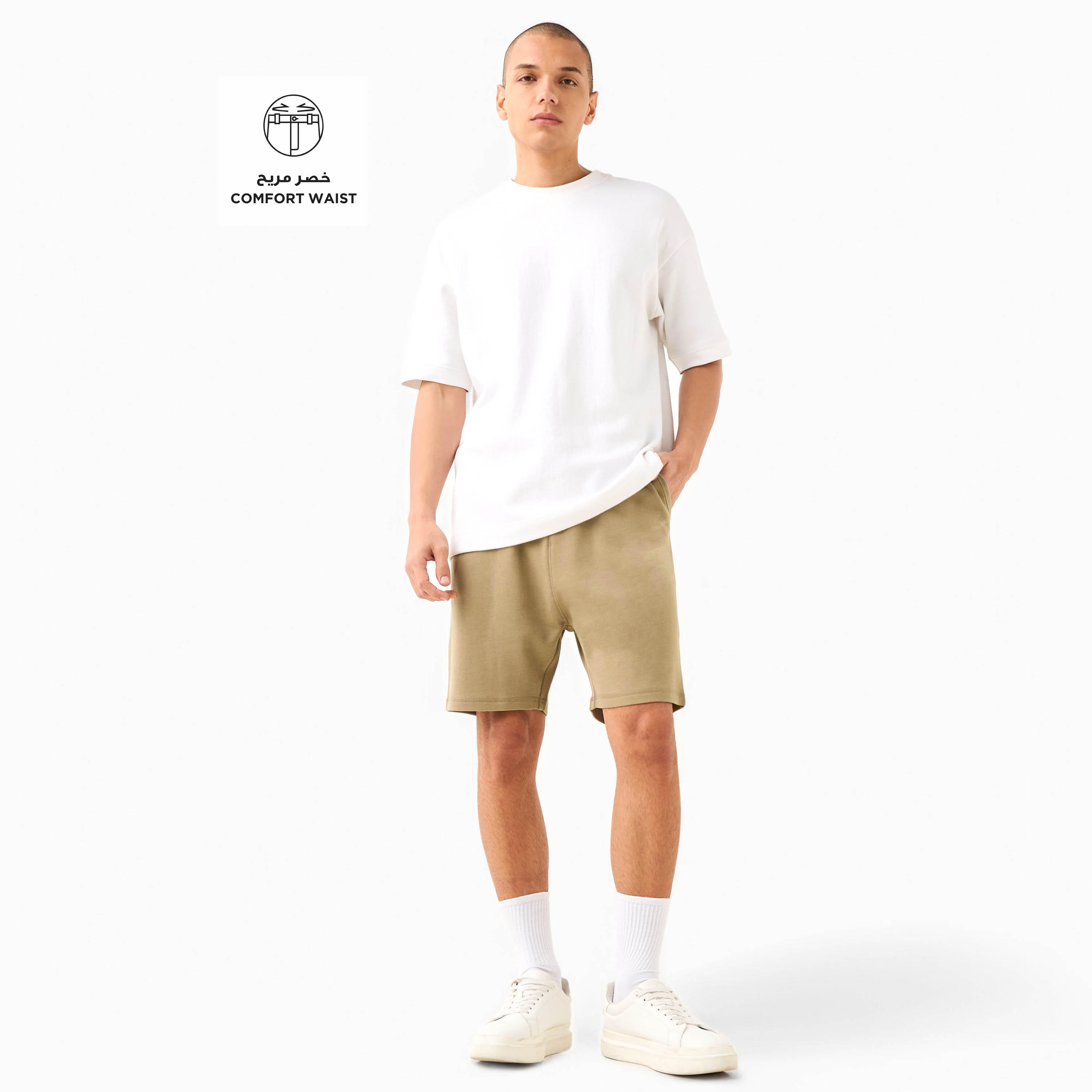 Flexi Waist Shorts with Pockets-men-clothing-bottoms-shorts-image-2