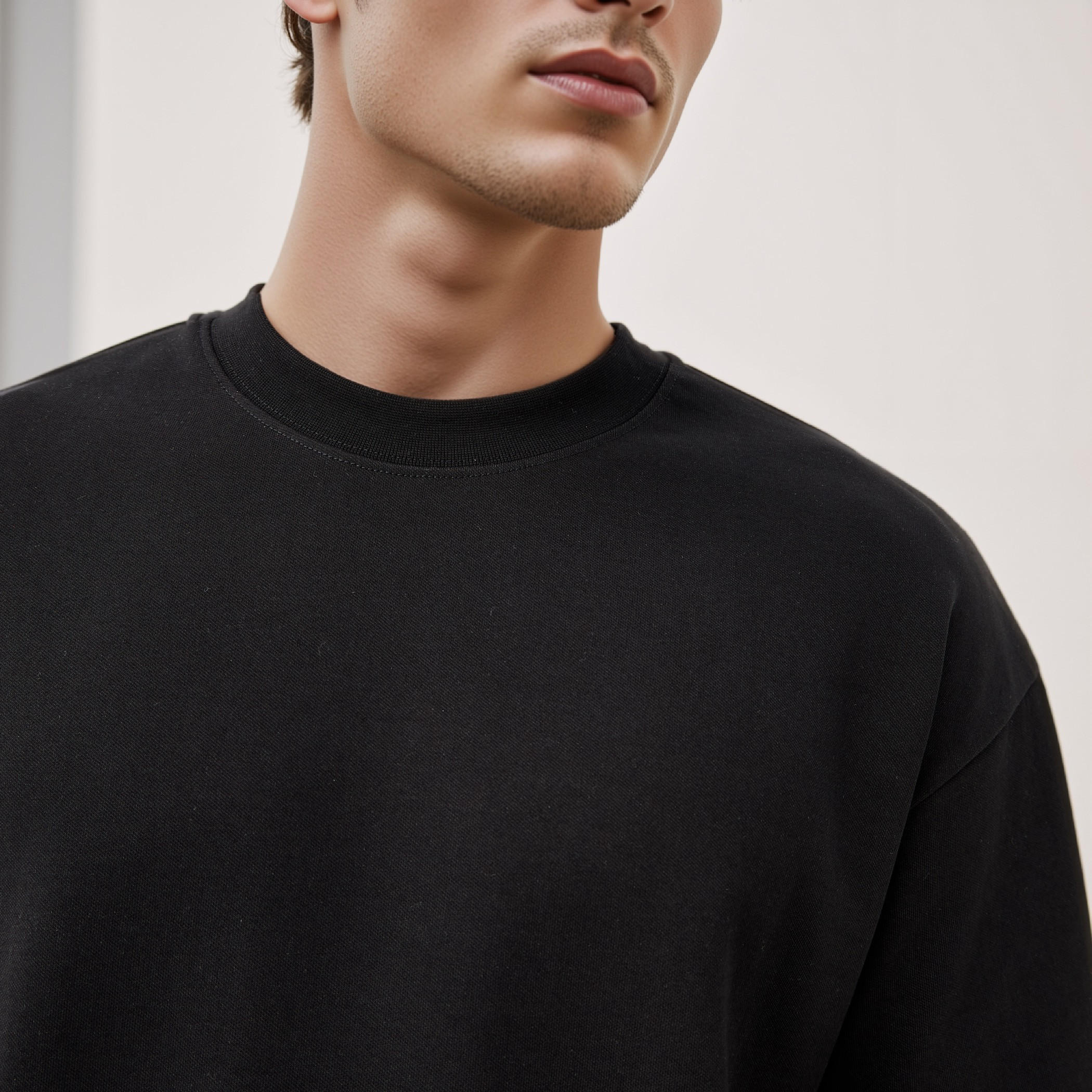 Regular Fit Crew Neck T-shirt with Short Sleeves-men-clothing-tshirtsandpolos-tshirts-image-4