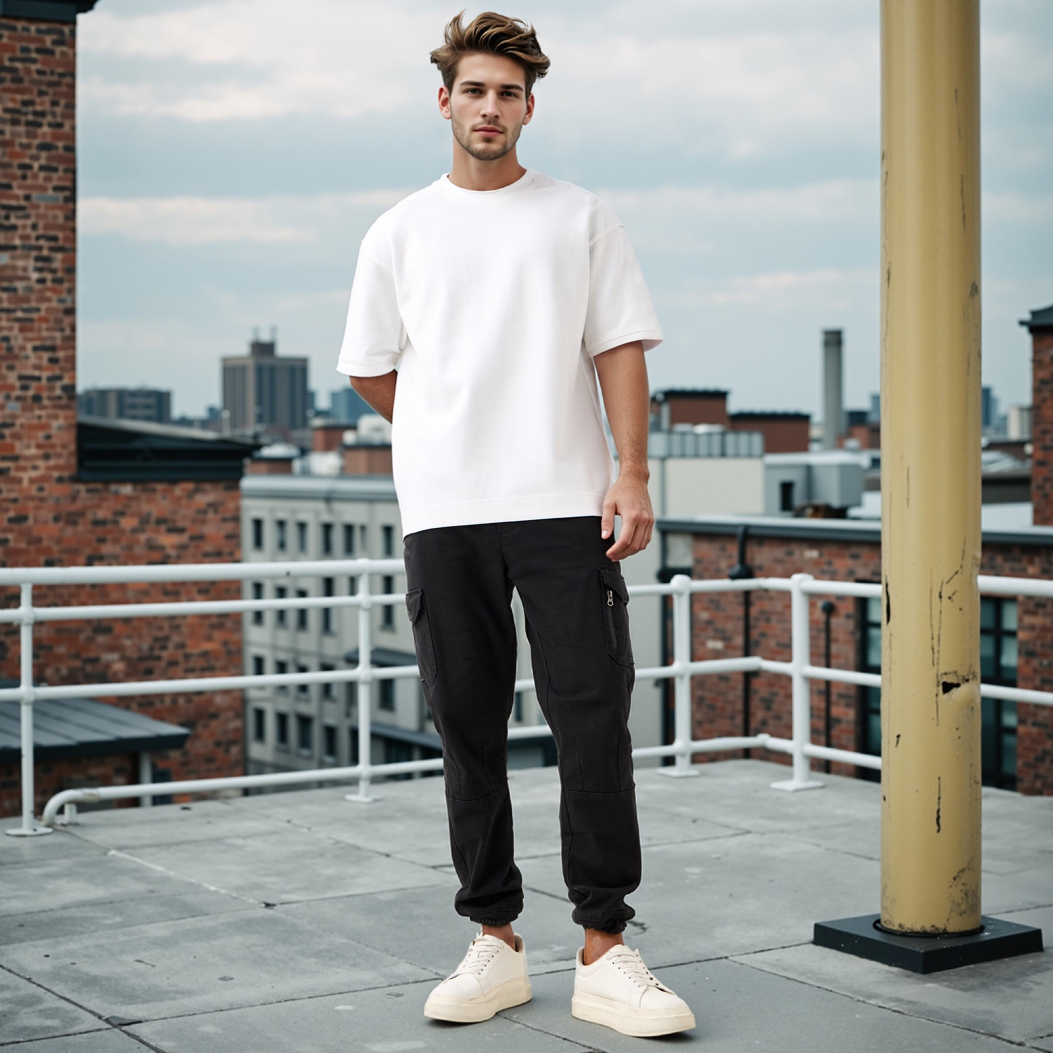 تيشيرت بقصّة عادية وياقة ضيقة وأكمام قصيرة وطبعات-men-clothing-tshirtsandpolos-tshirts-image-2