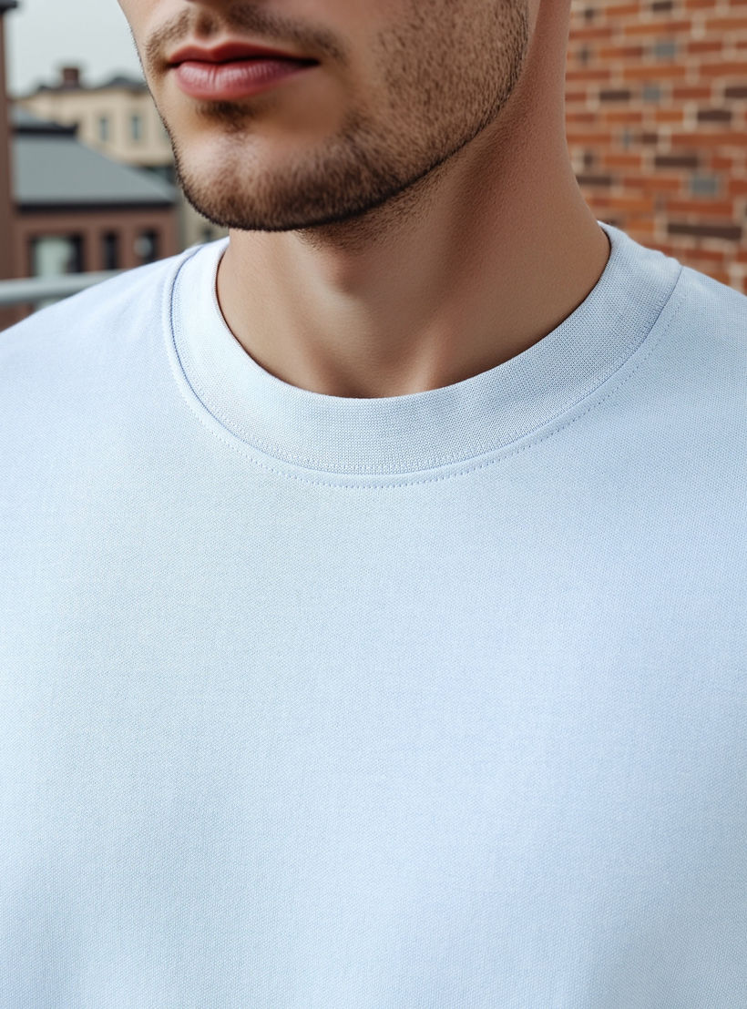 Regular Fit Crew Neck T-shirt with Short Sleeves-men-clothing-tshirtsandpolos-tshirts-image-4