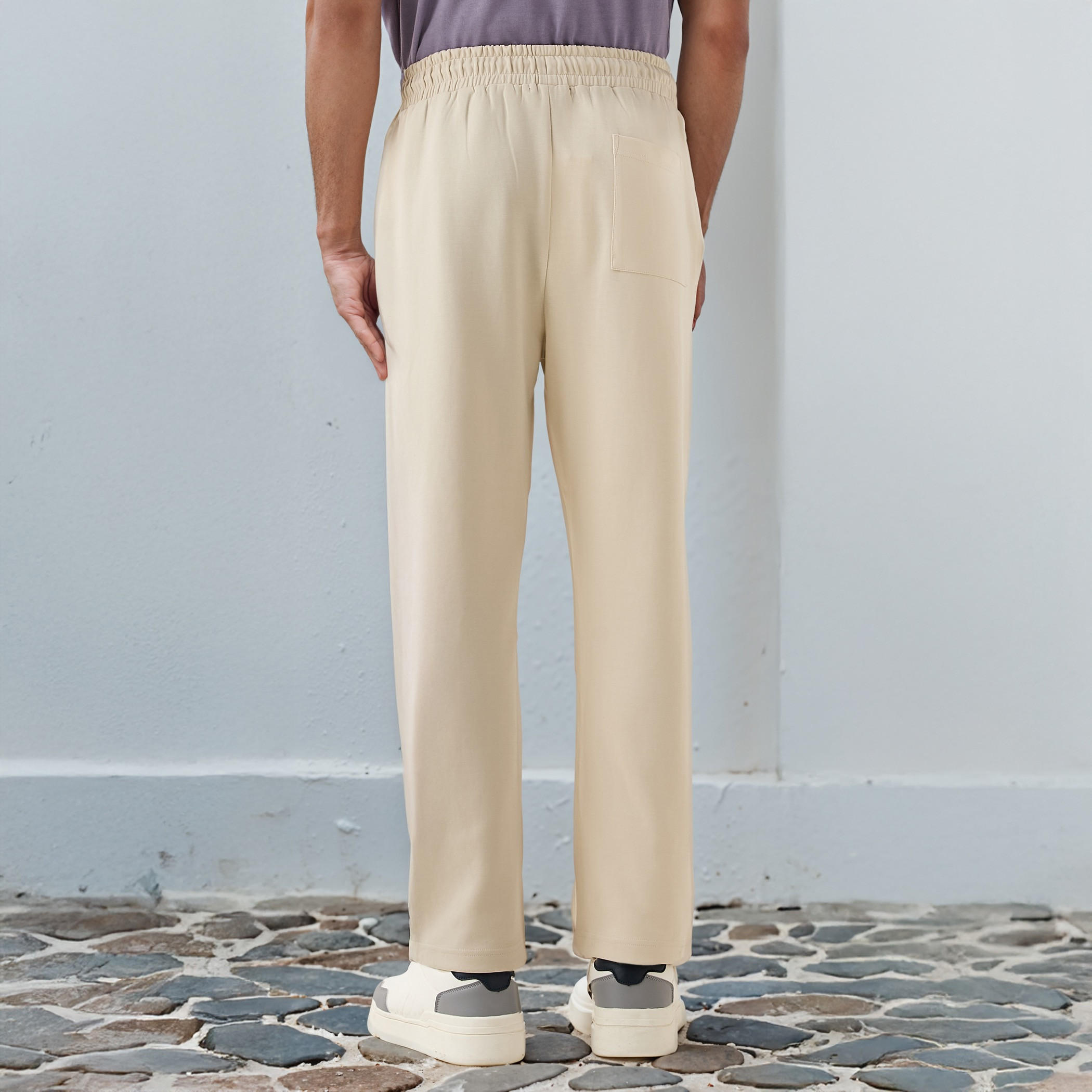 Regular Fit Flexi Waist Joggers with Pockets-men-clothing-bottoms-joggers-image-3