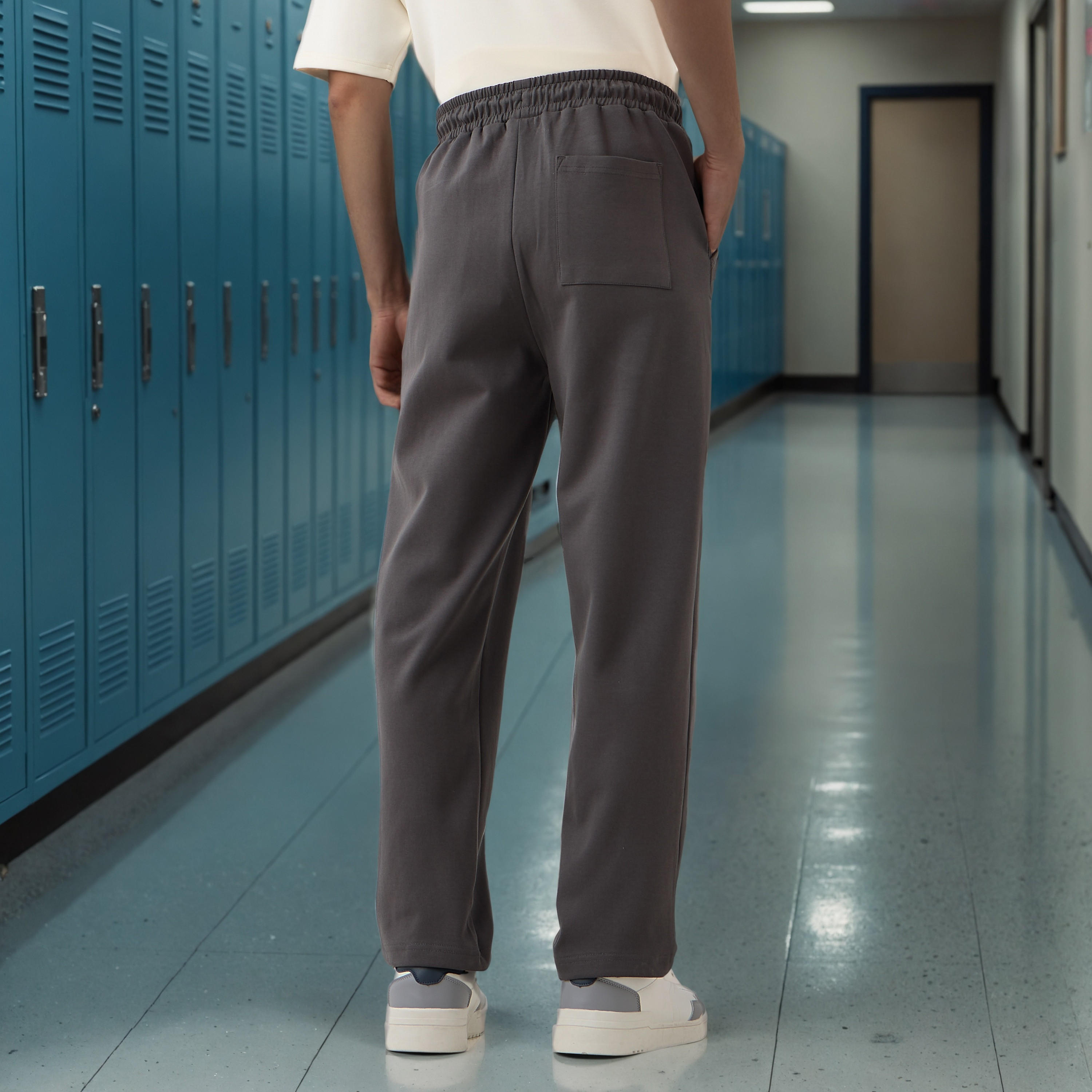 Regular Fit Flexi Waist Joggers with Pockets-men-clothing-bottoms-joggers-image-3