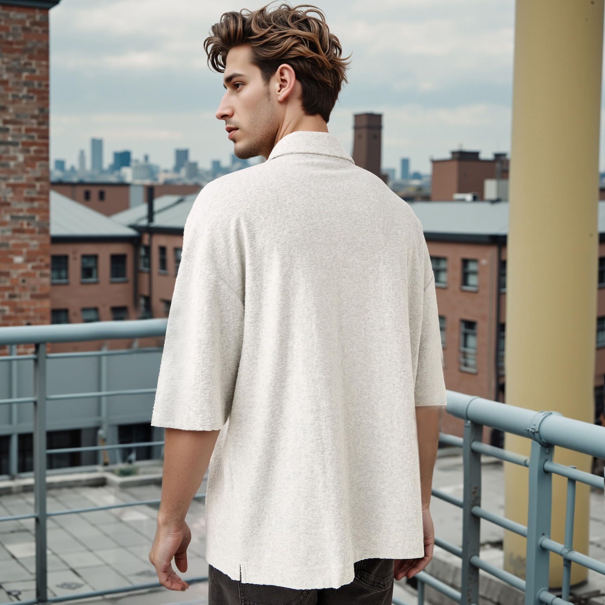 Textured Polo T-shirt-men-clothing-tshirtsandpolos-polos-image-3