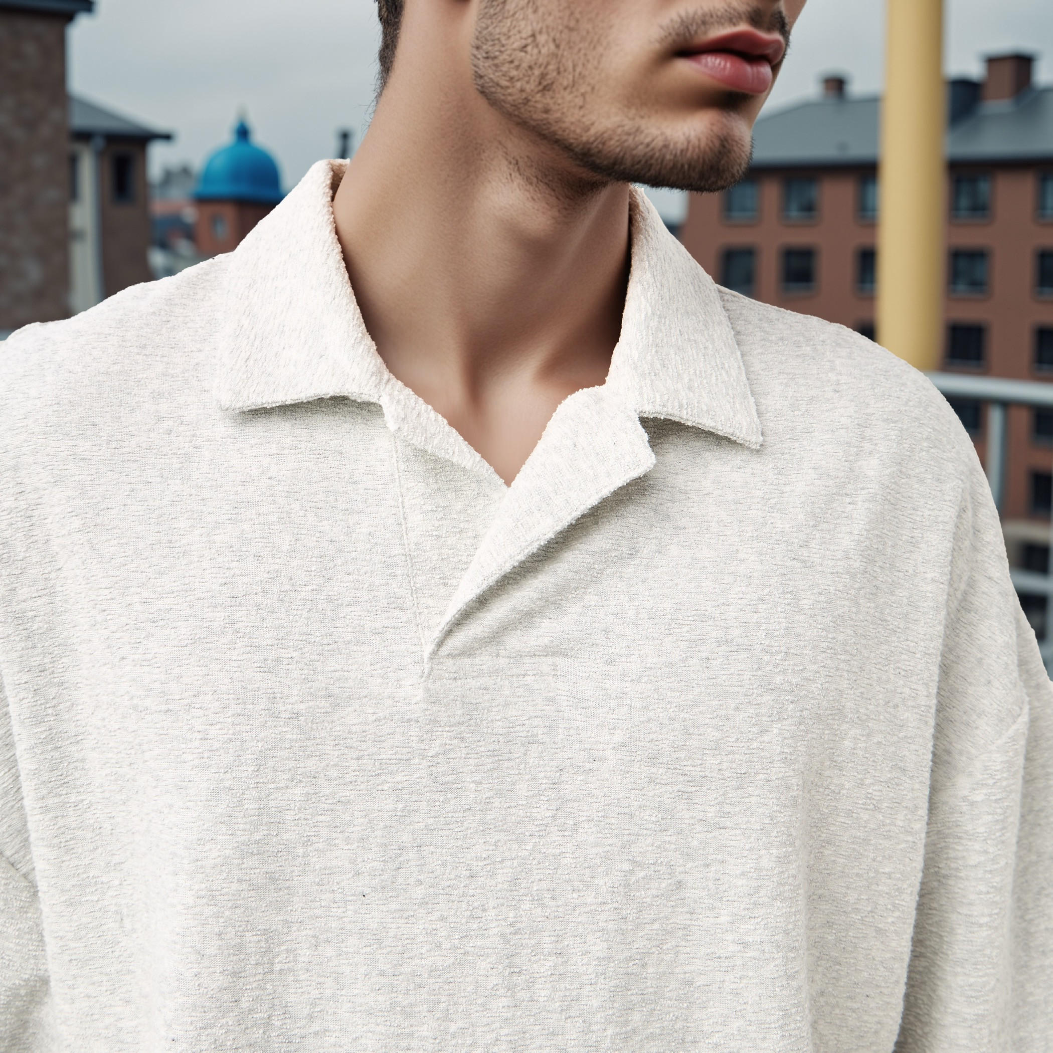 Textured Polo T-shirt-men-clothing-tshirtsandpolos-polos-image-4