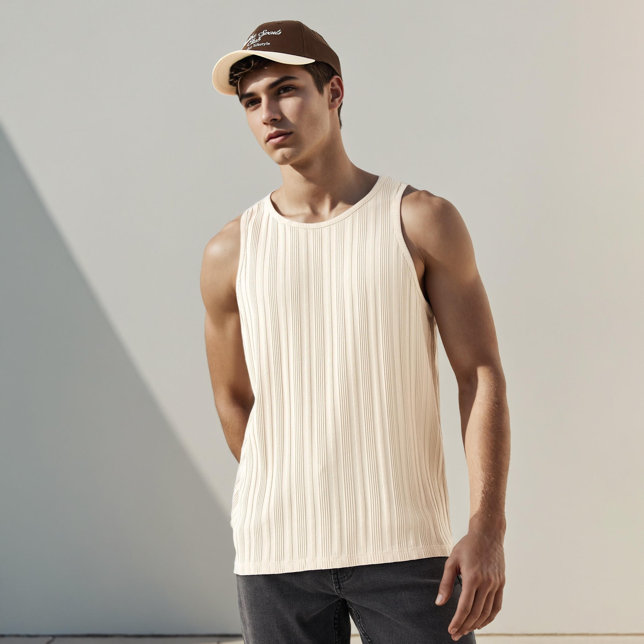 Textured Sleeveless Vest-men-clothing-tshirtsandpolos-vests-image-1