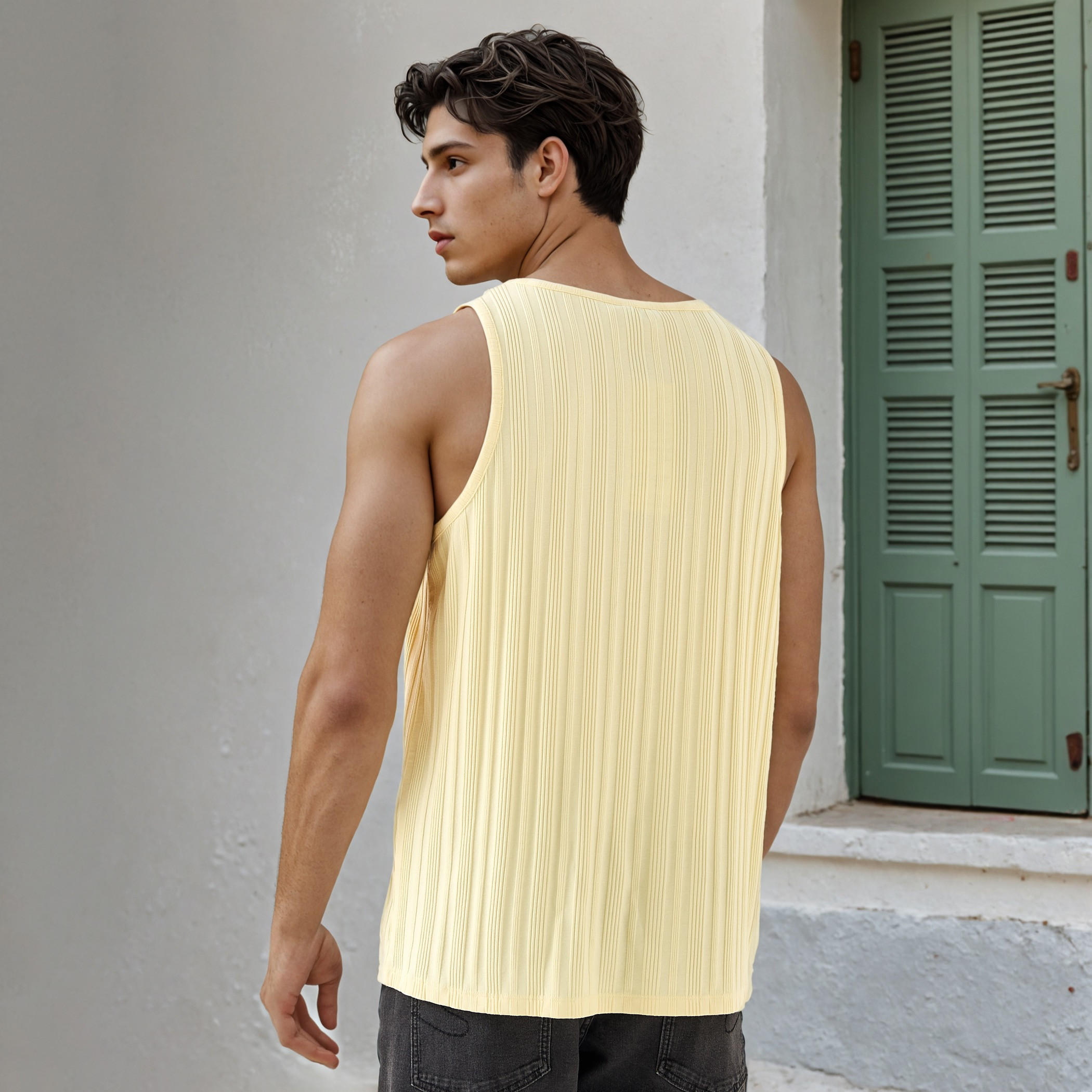 فيست بدون أكمام بارز الملمس-men-clothing-tshirtsandpolos-vests-image-3