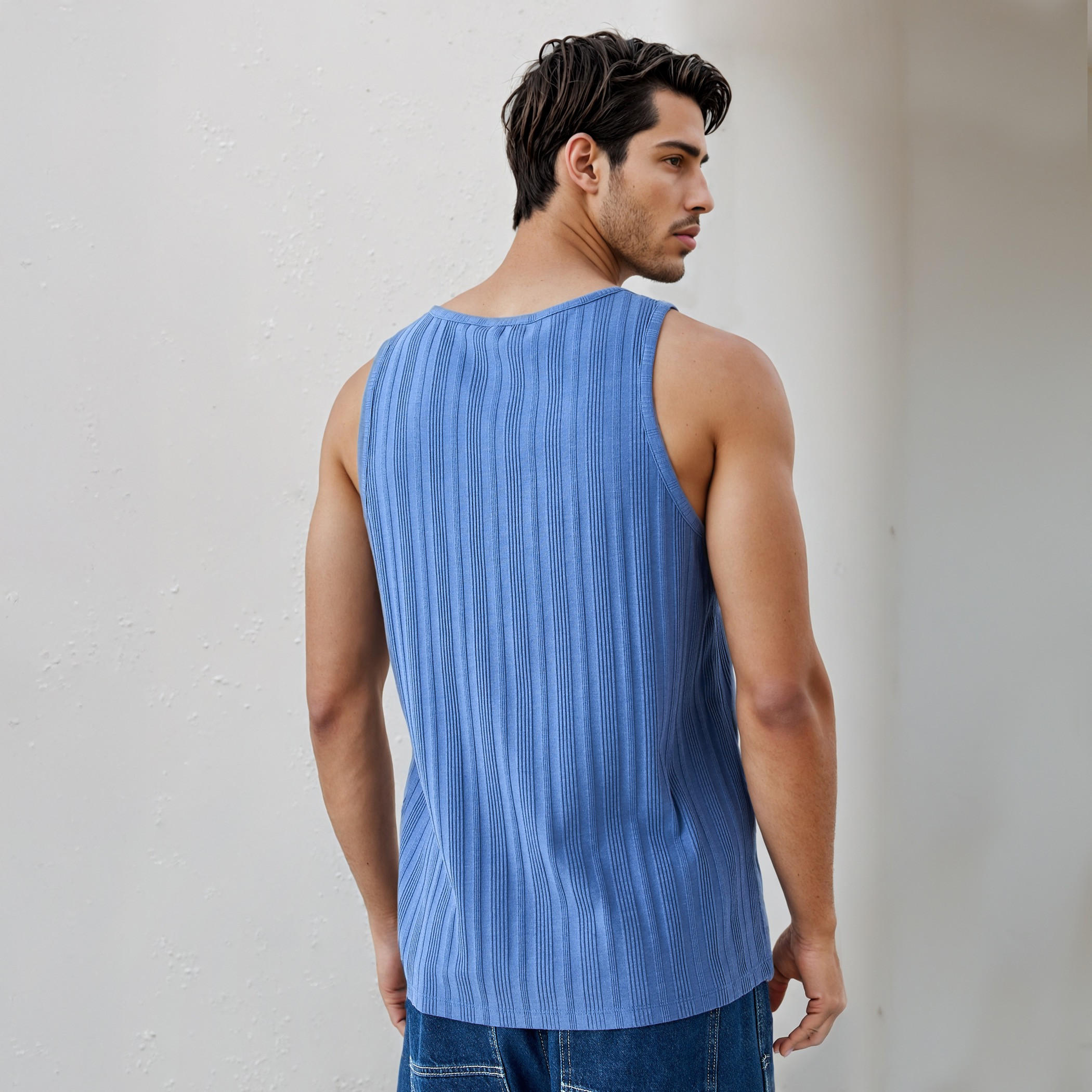 فيست بدون أكمام بارز الملمس-men-clothing-tshirtsandpolos-vests-image-3