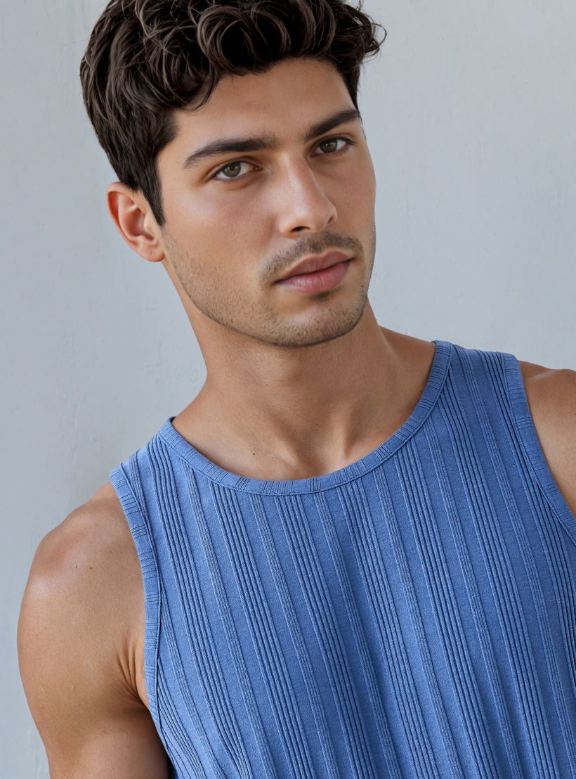 فيست بدون أكمام بارز الملمس-men-clothing-tshirtsandpolos-vests-image-2