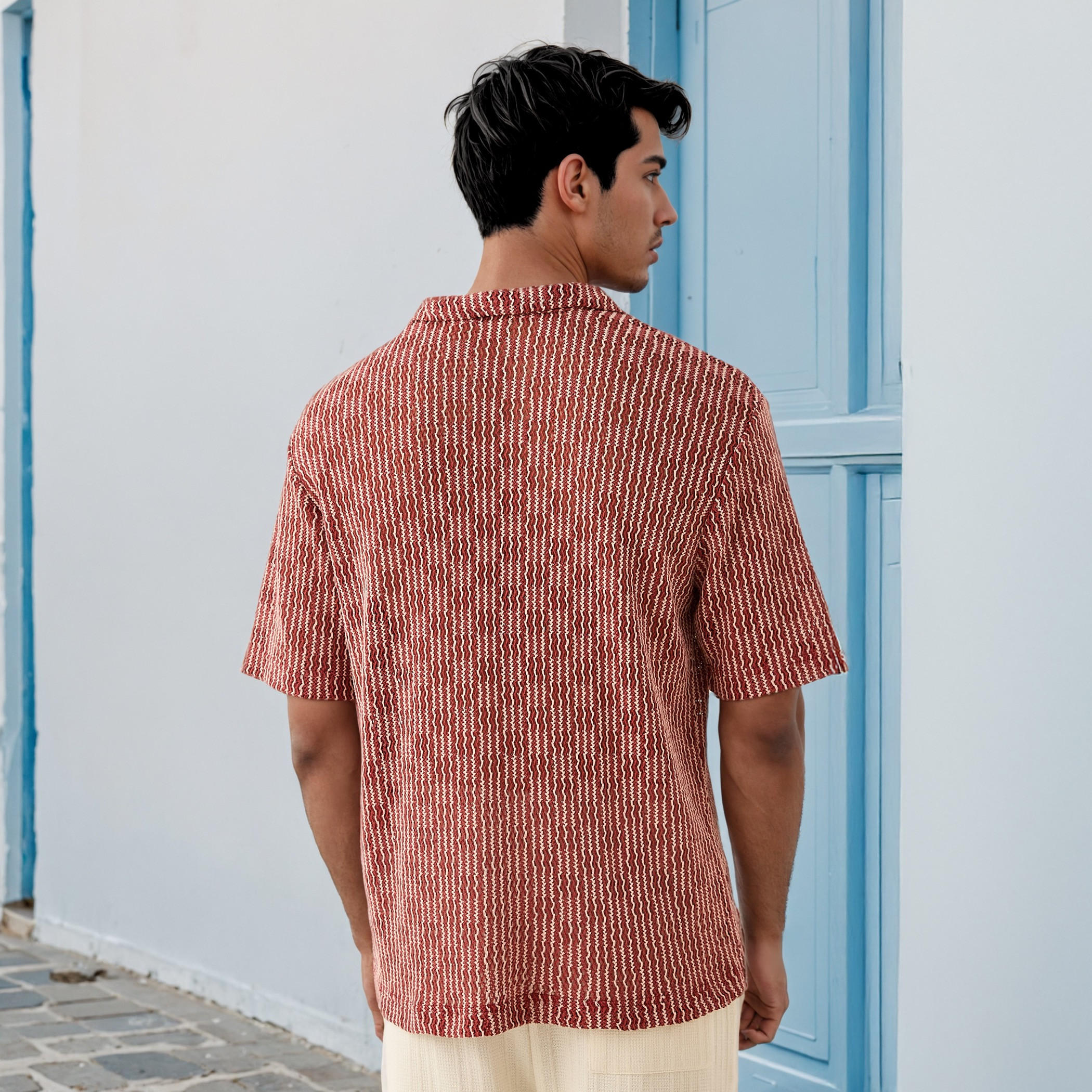 Textured Collared Shirt-men-clothing-shirts-image-3