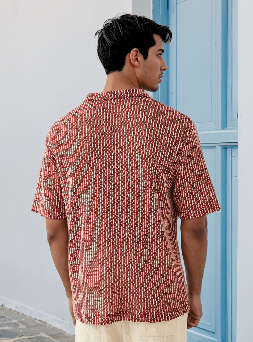 Textured Collared Shirt-men-clothing-shirts-image-3