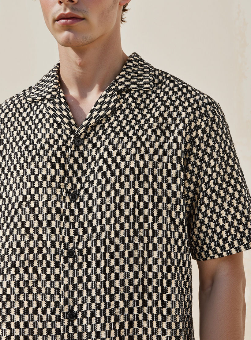 Textured Collared Shirt-men-clothing-shirts-image-4