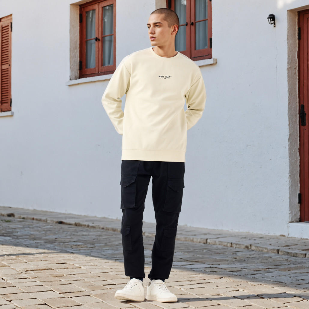 Regular Fit Cargo Flexi Waist Trousers-men-clothing-bottoms-joggers-image-2