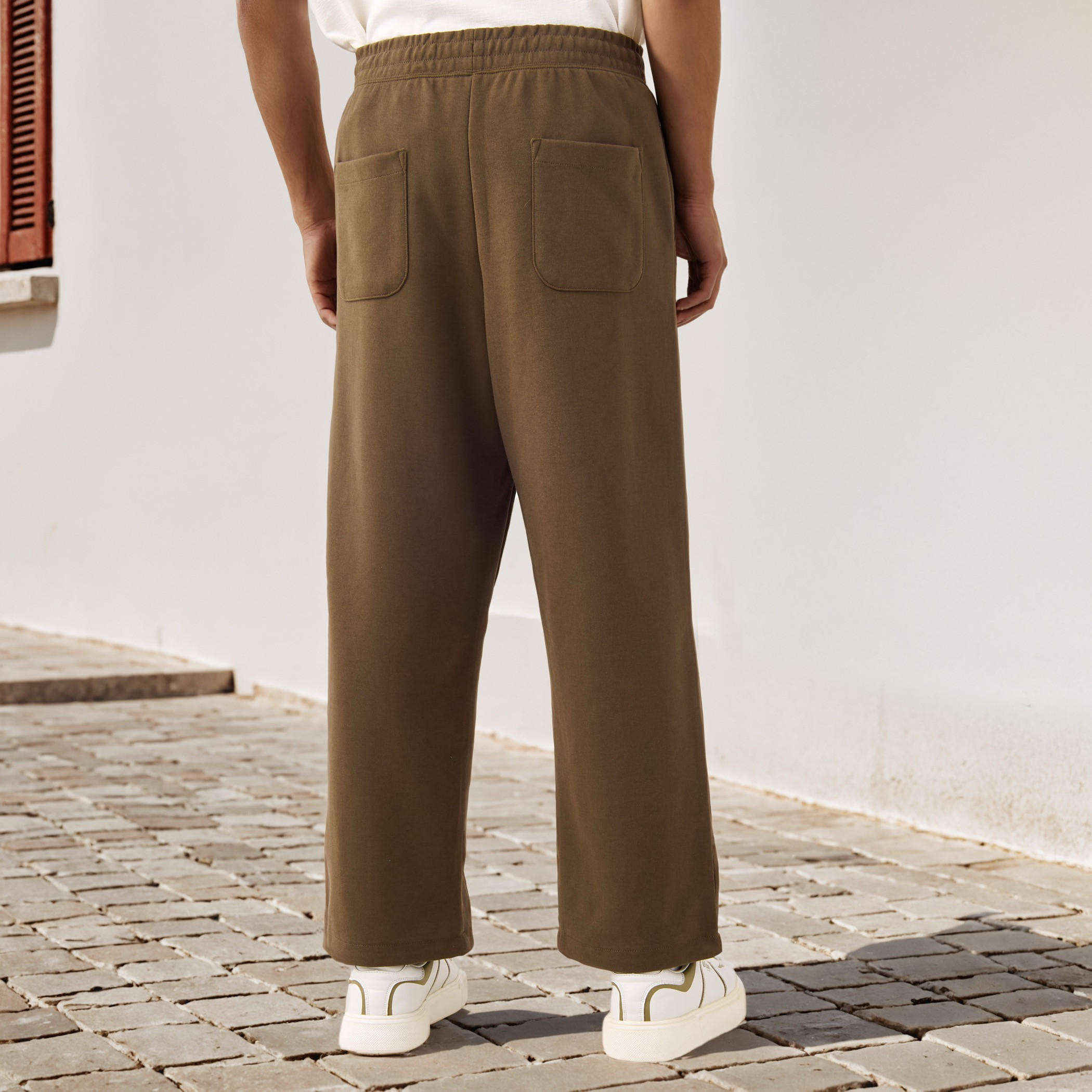 Bonded Knit Flexi Waist Joggers with Pockets-men-clothing-bottoms-joggers-image-3