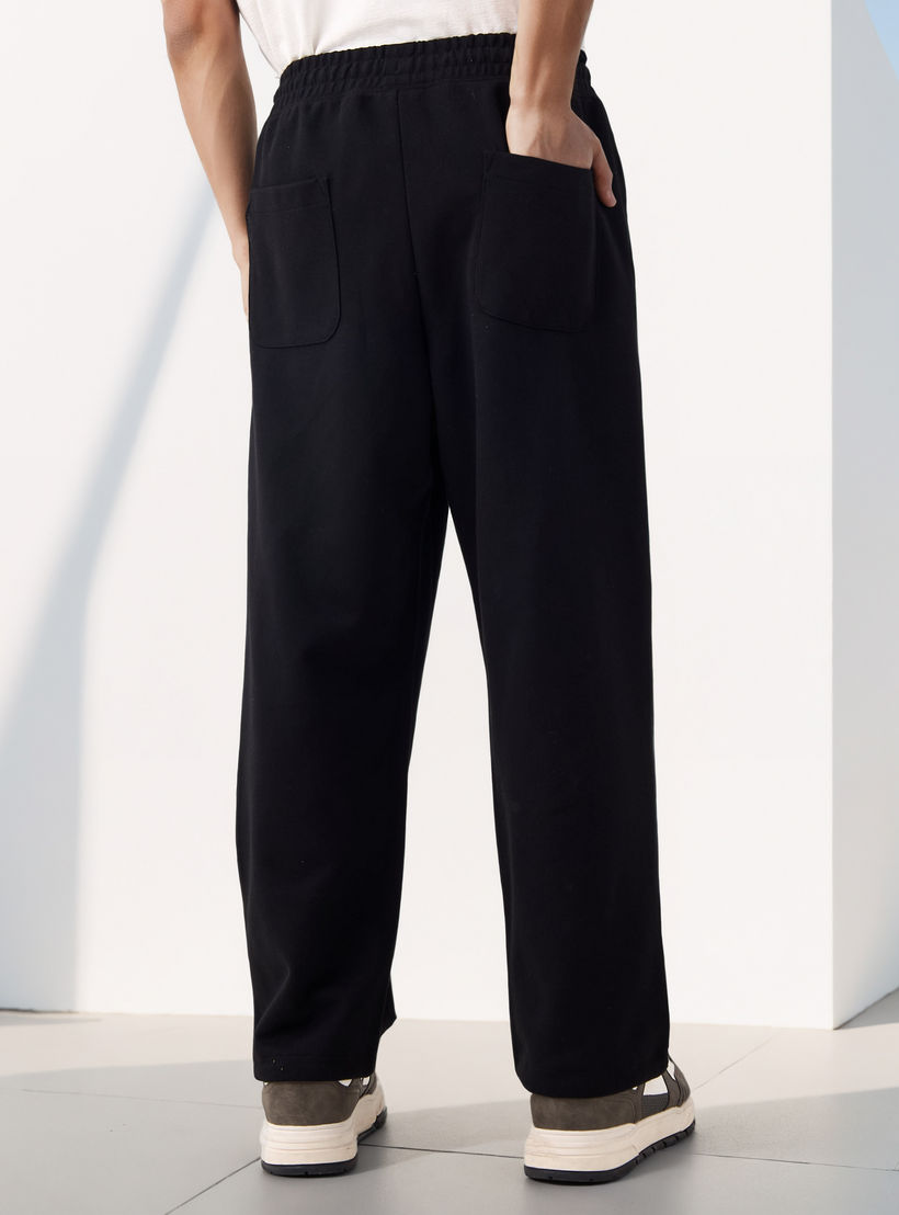 Bonded Knit Flexi Waist Joggers with Pockets-men-clothing-bottoms-joggers-image-3