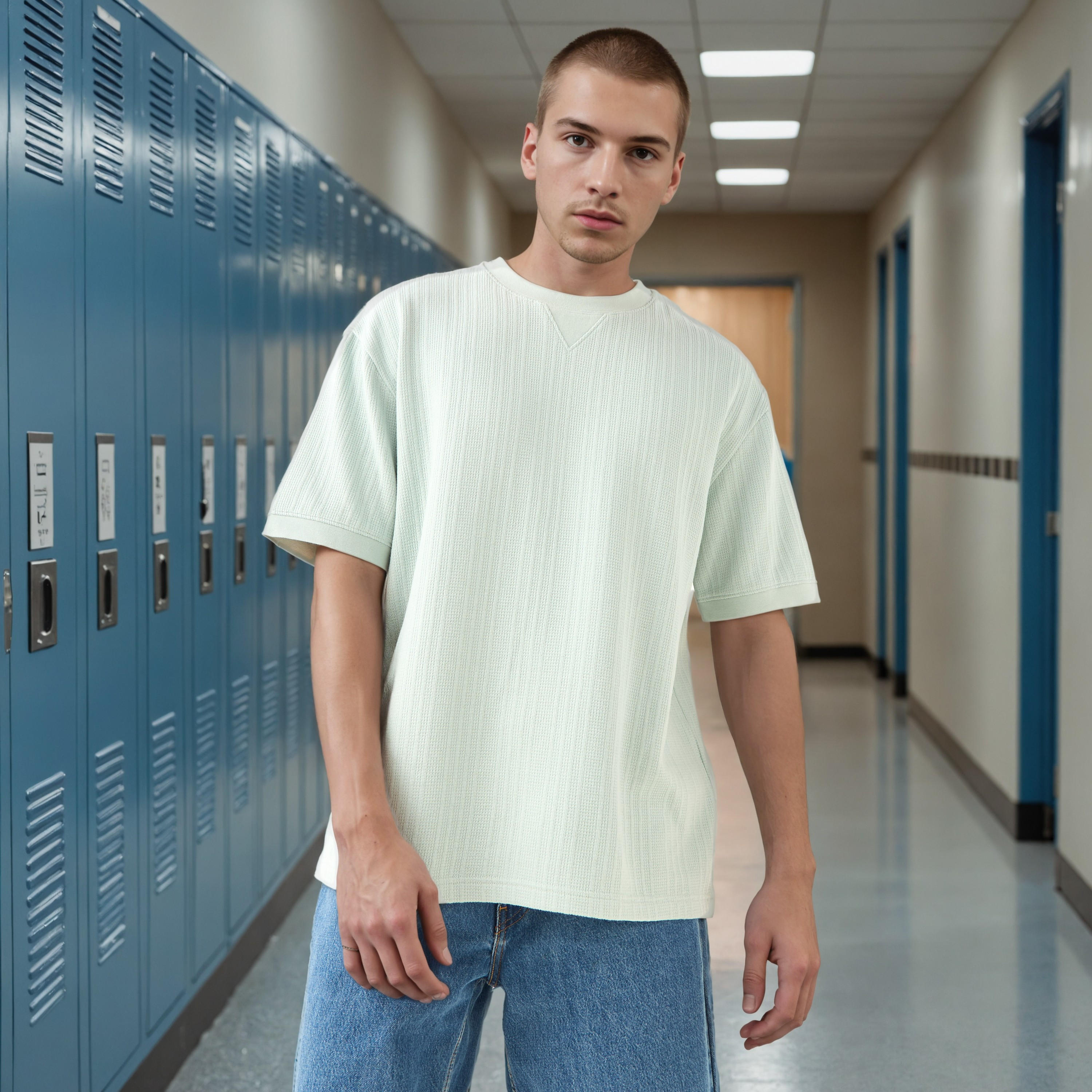 Jacquard Textured T-shirt-men-clothing-tshirtsandpolos-tshirts-image-1