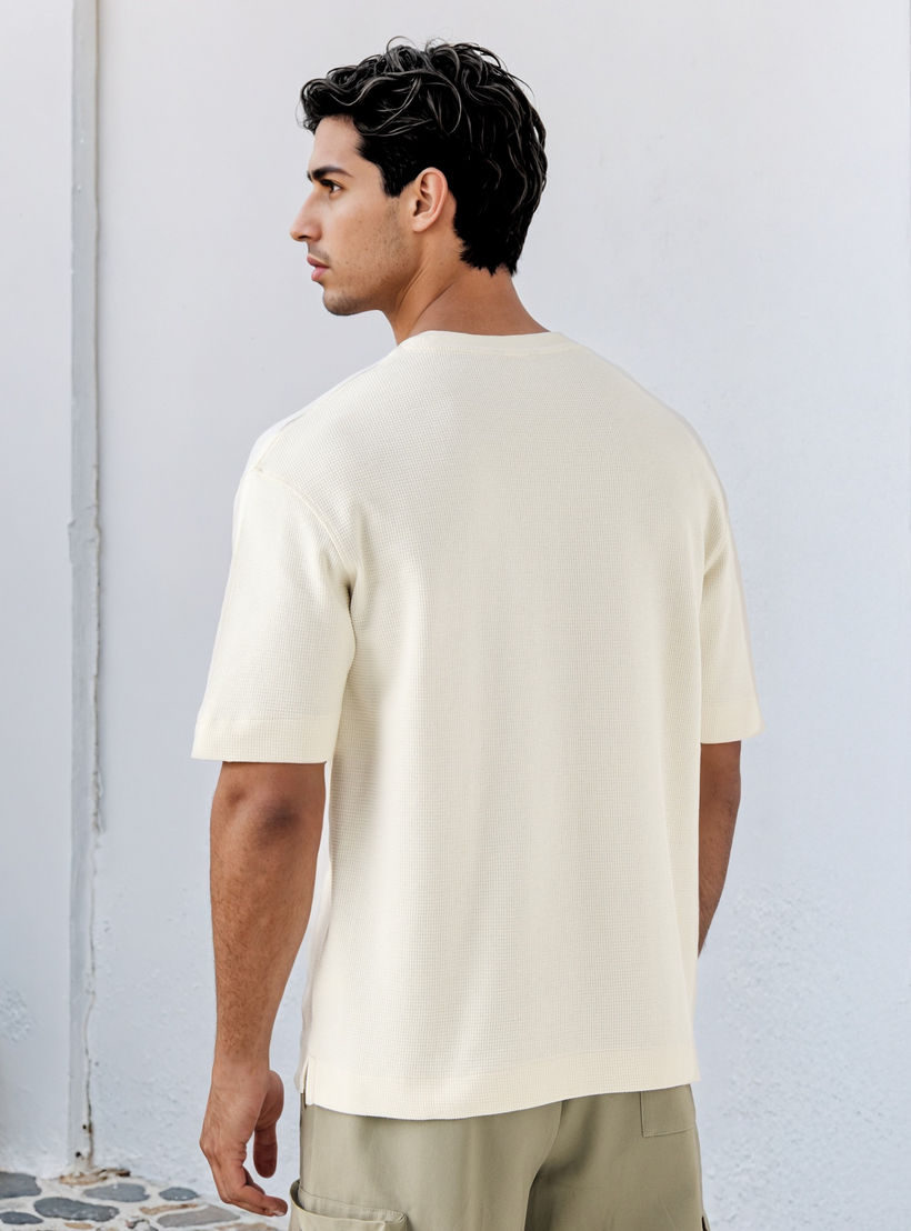 تيشيرت بنمط وافل بارز الملمس-men-clothing-tshirtsandpolos-tshirts-image-3