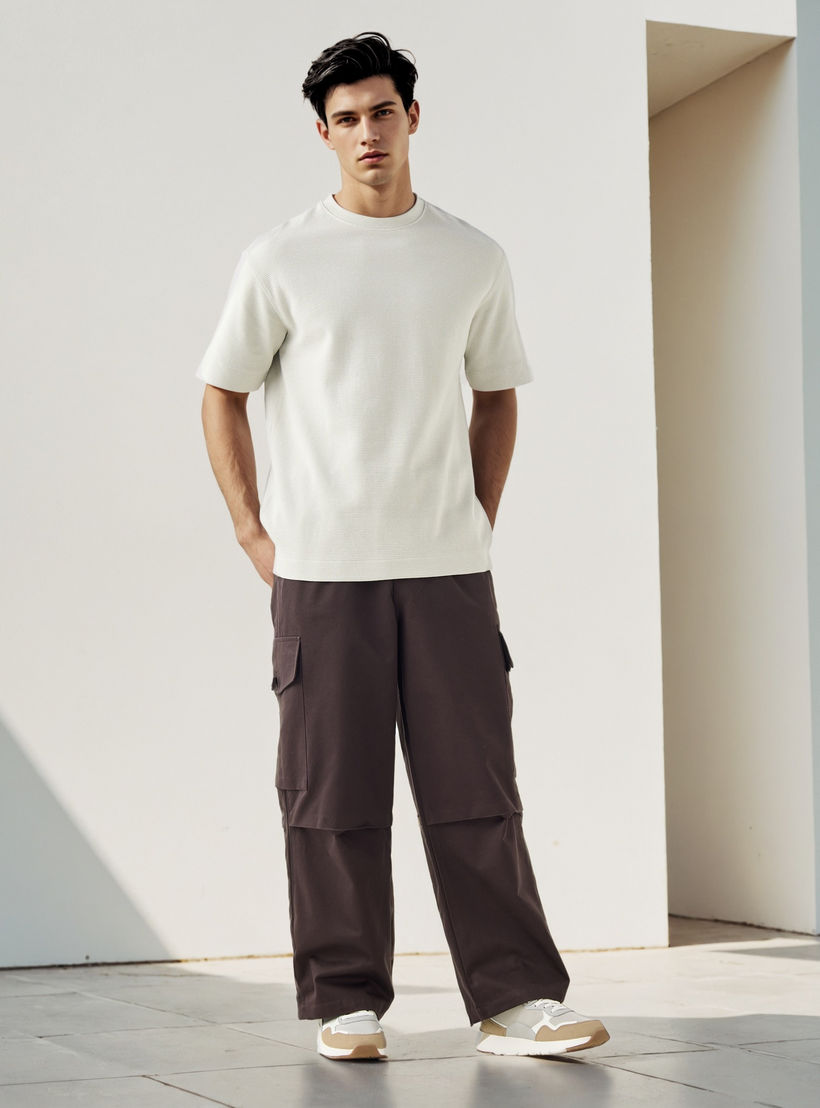 Waffle Textured T-shirt-men-clothing-tshirtsandpolos-tshirts-image-2