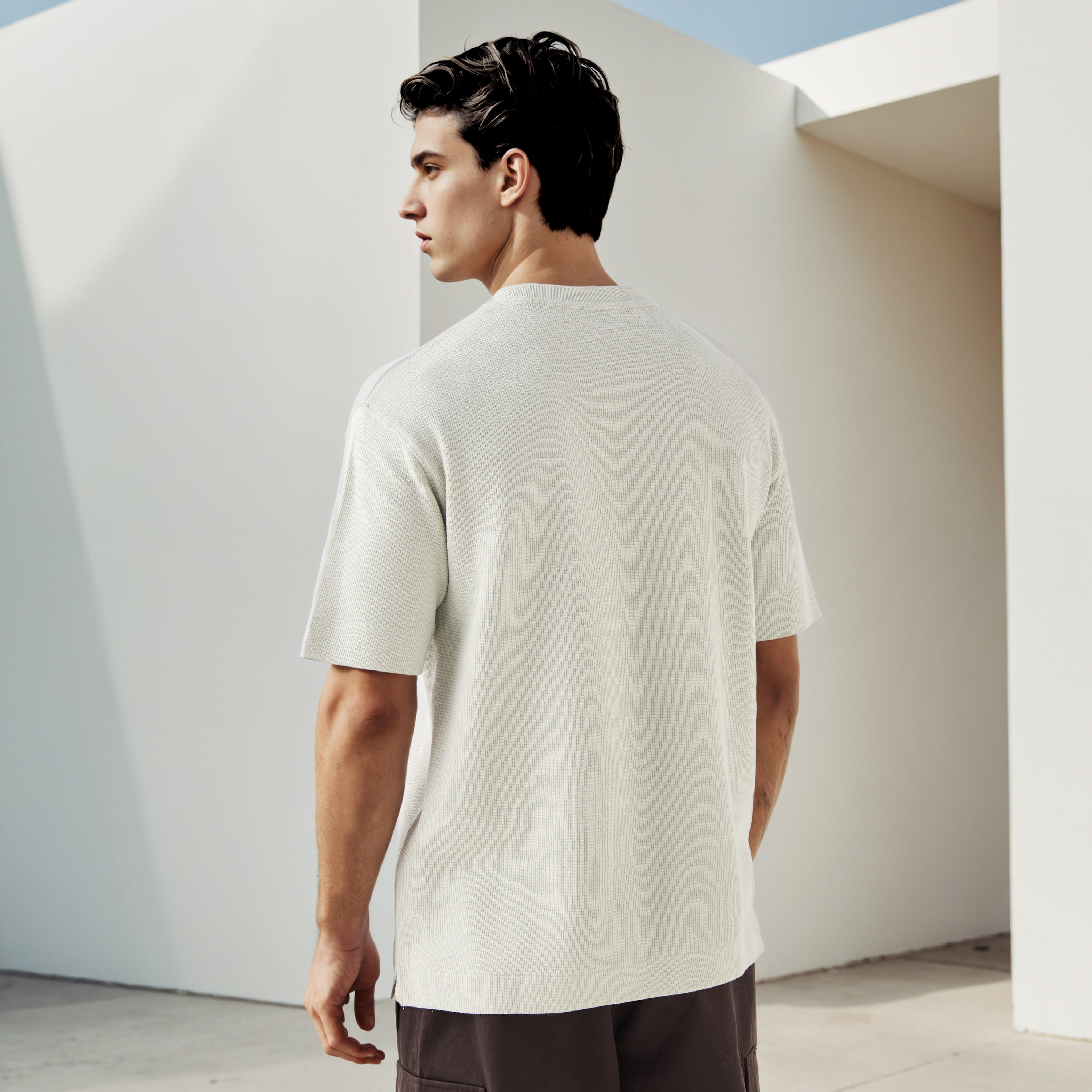 Waffle Textured T-shirt-men-clothing-tshirtsandpolos-tshirts-image-3