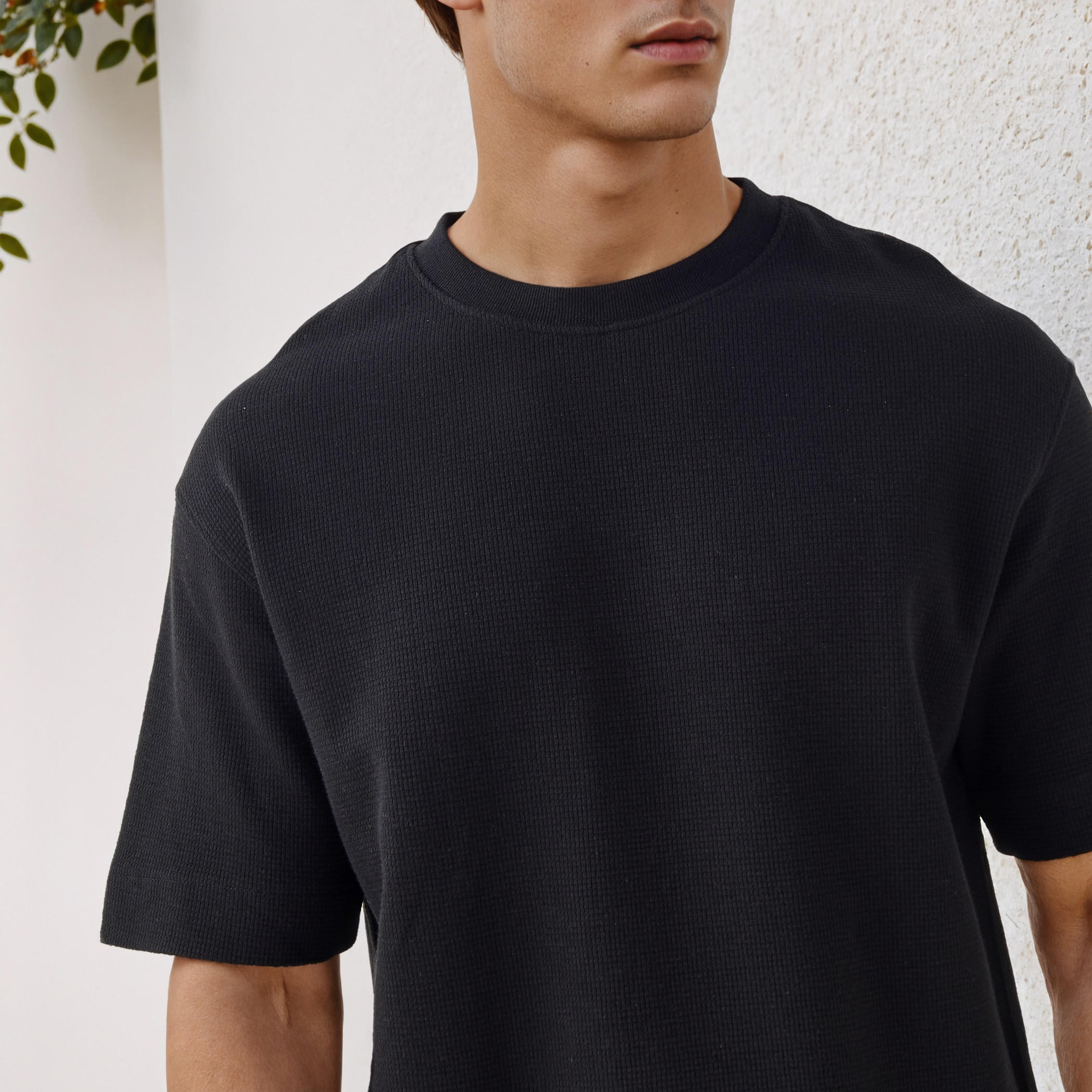Waffle Textured T-shirt-men-clothing-tshirtsandpolos-tshirts-image-4