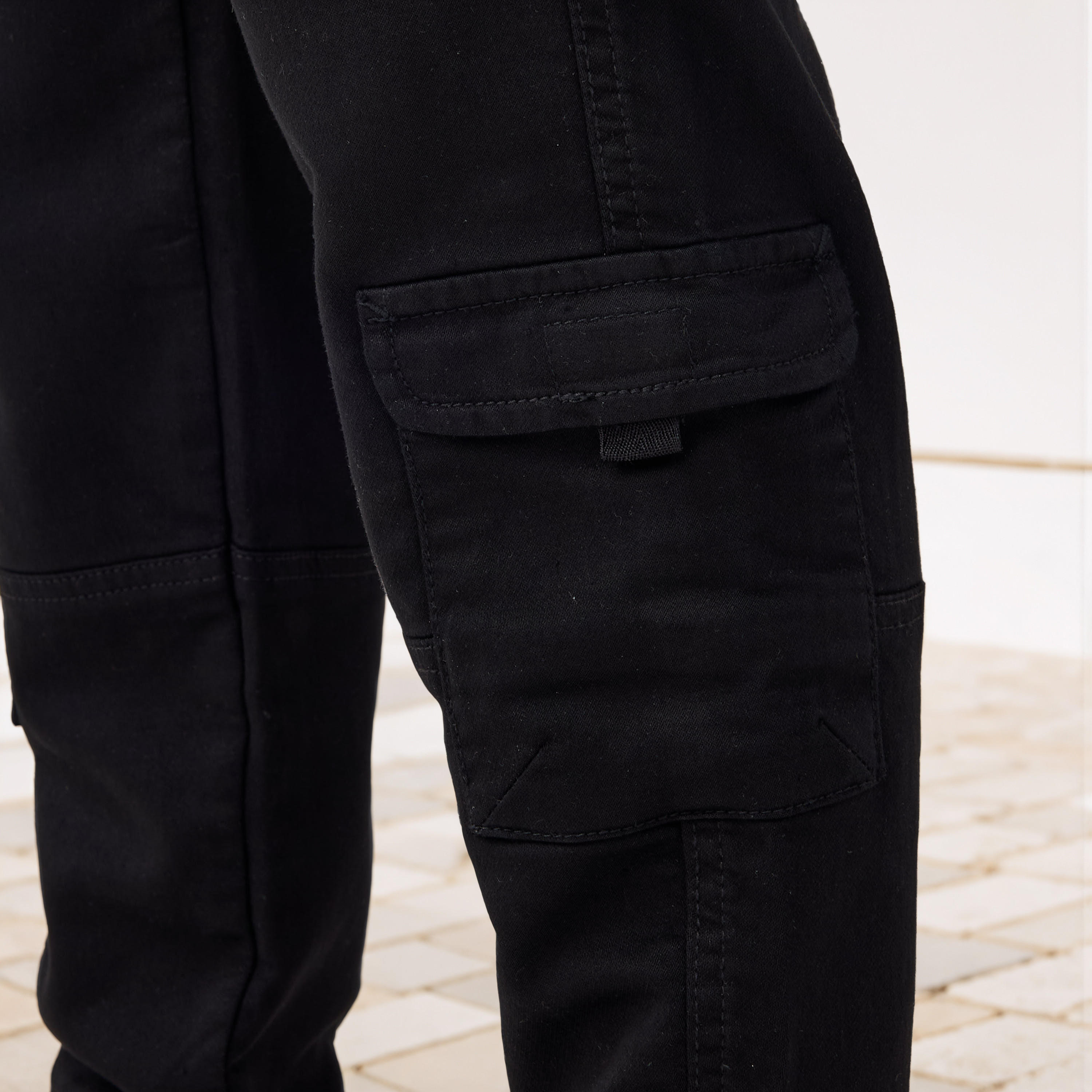 Flexi Waist Cargo Joggers with Pockets-men-clothing-bottoms-joggers-image-6