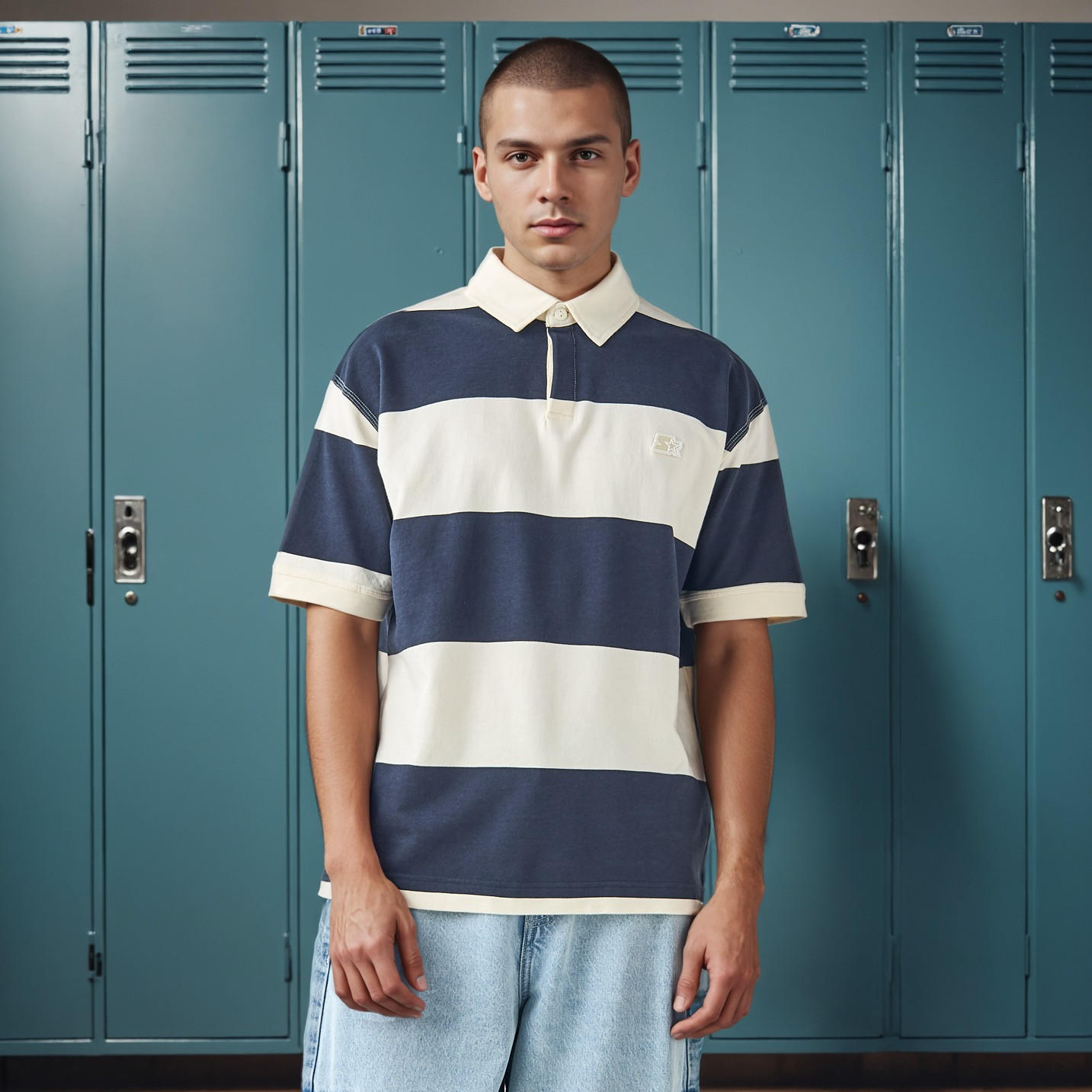 Starter Striped Polo T-shirt-men-clothing-tshirtsandpolos-polos-image-1