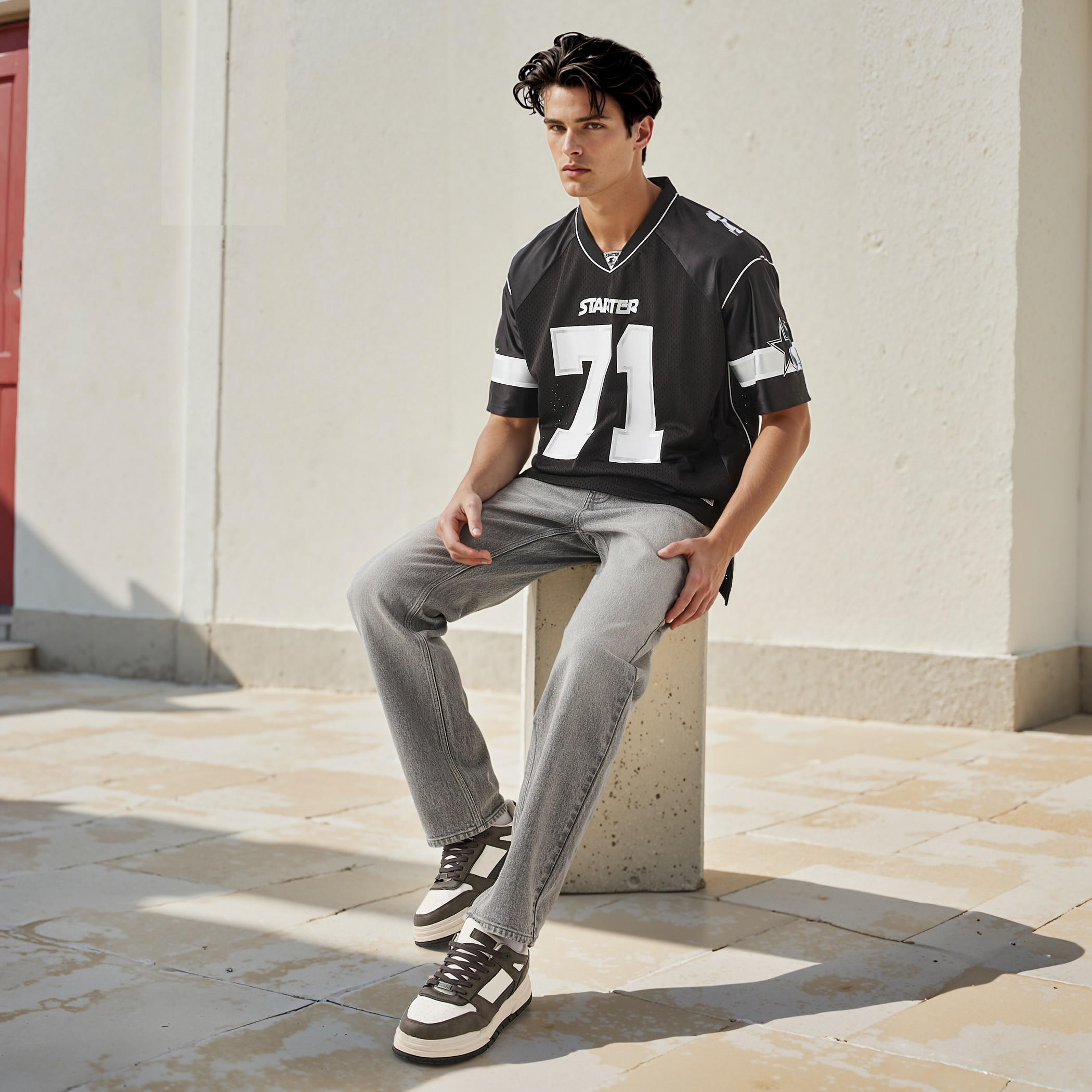 Starter Varsity Print V-Neck T-shirt-men-clothing-tshirtsandpolos-tshirts-image-2