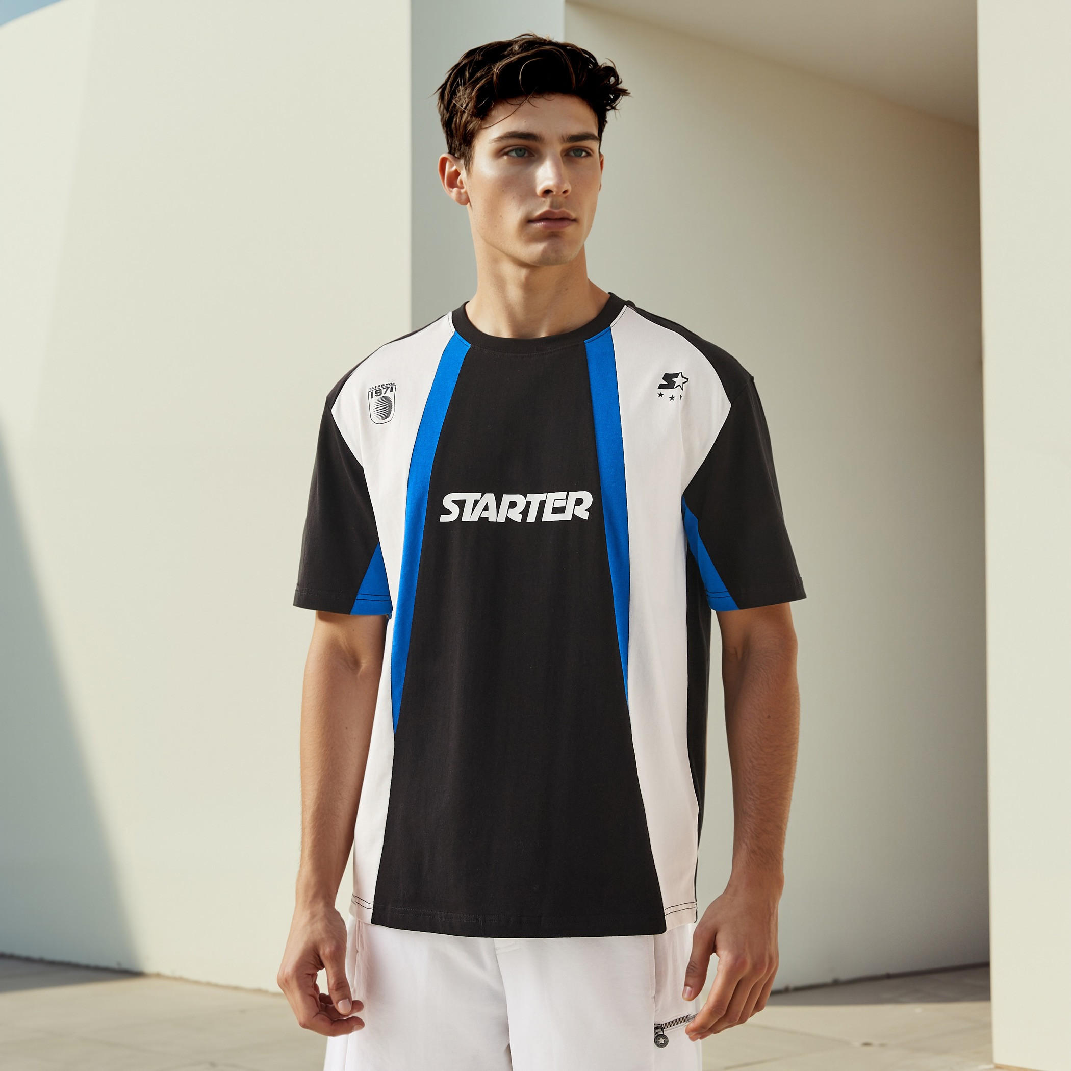 Starter Colourblock Round Neck T-shirt-men-clothing-tshirtsandpolos-tshirts-image-1