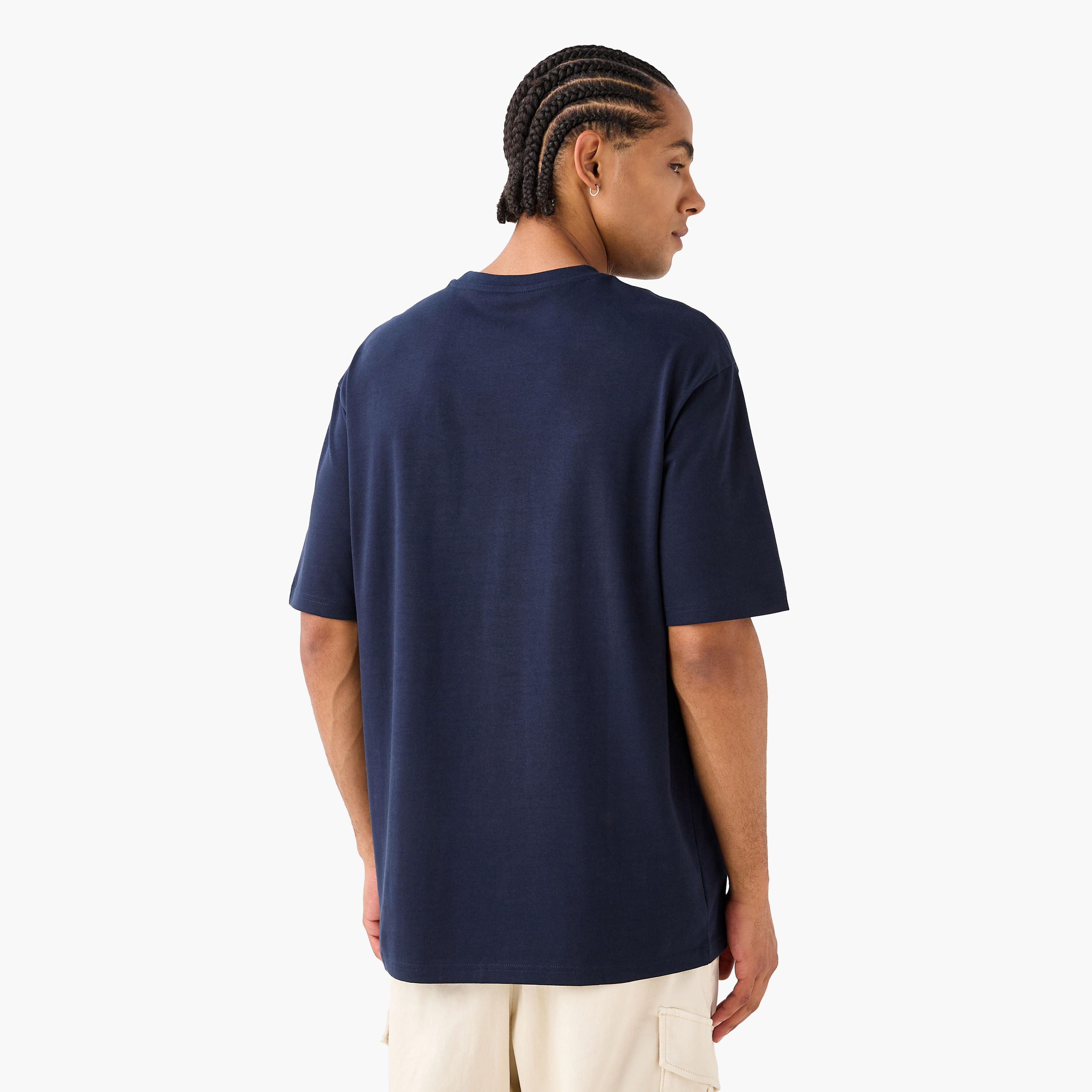 Regular Fit Billiards Print Crew Neck T-shirt with Short Sleeves-men-clothing-tshirtsandpolos-tshirts-image-3