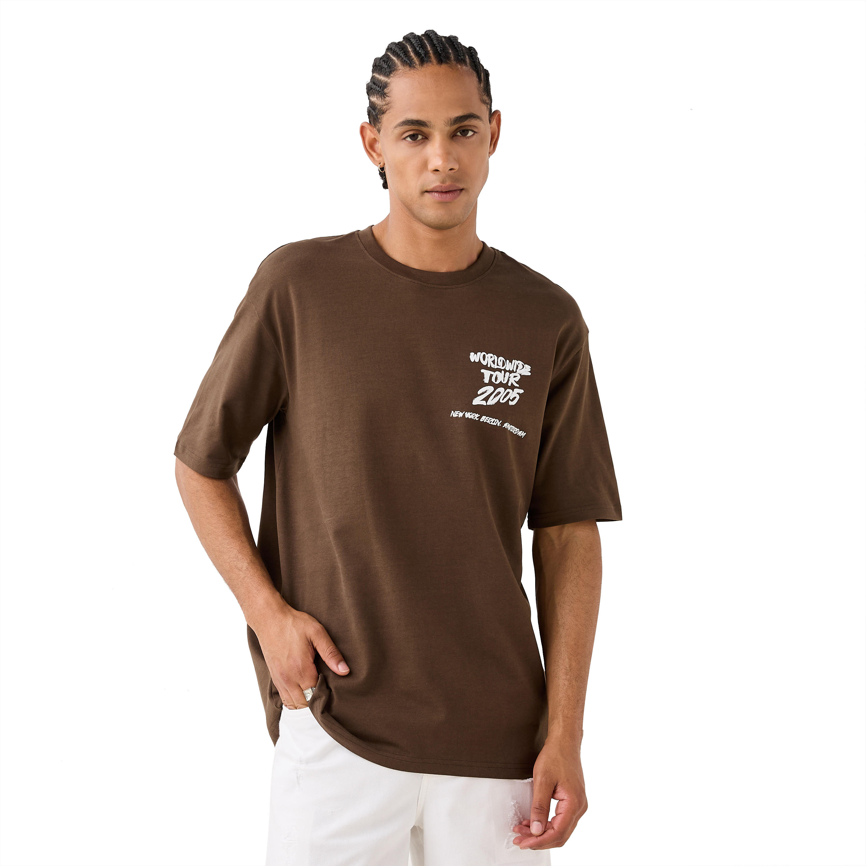 Regular Fit Billiards Print Crew Neck T-shirt with Short Sleeves-men-clothing-tshirtsandpolos-tshirts-image-3